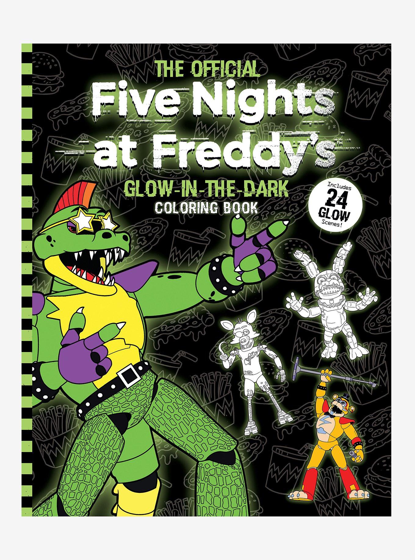 Five Nights At Freddy's Glow-In-The-Dark Coloring Book, , hi-res