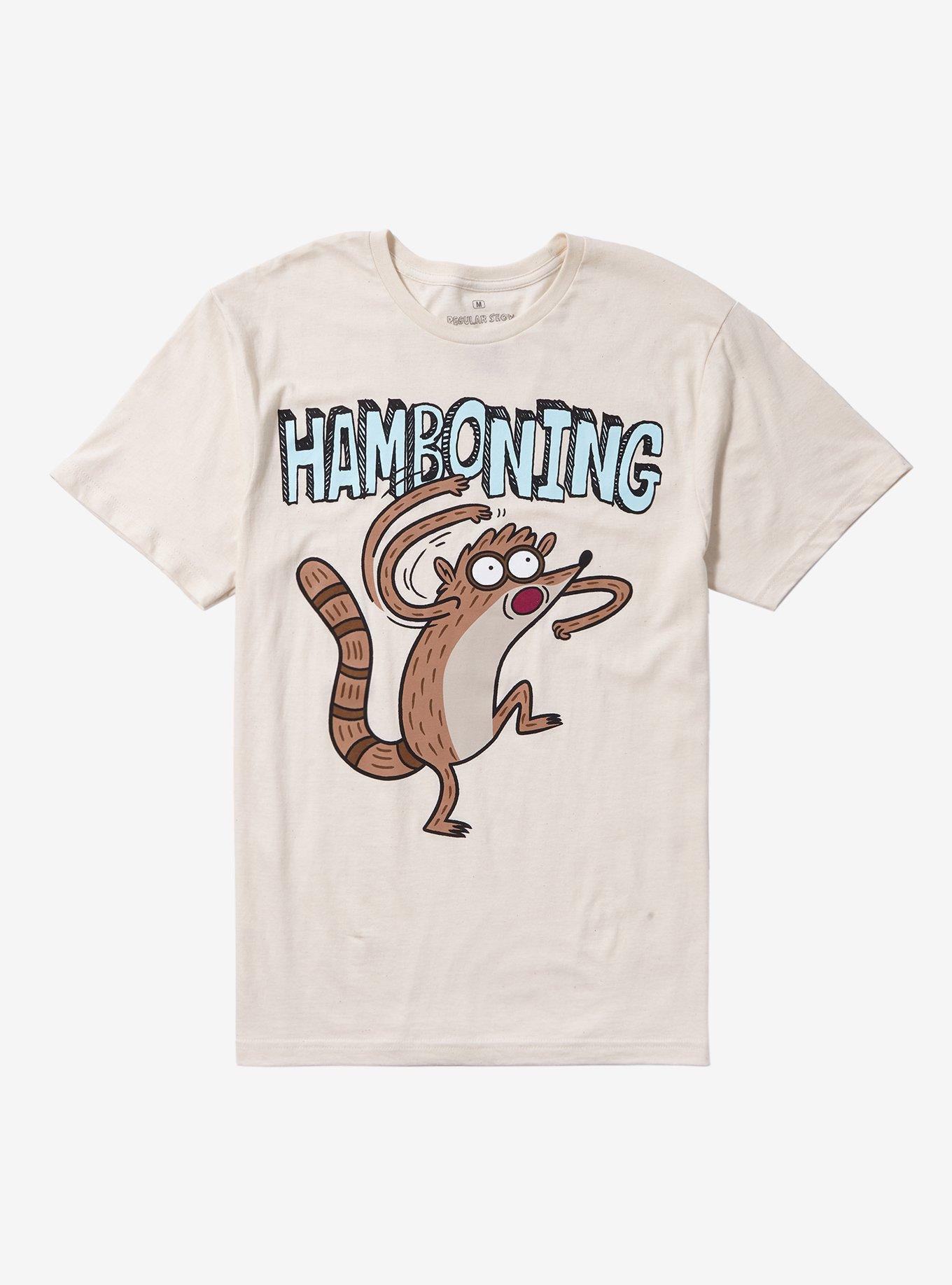 Regular Show Hamboning T-Shirt, CREAM, hi-res