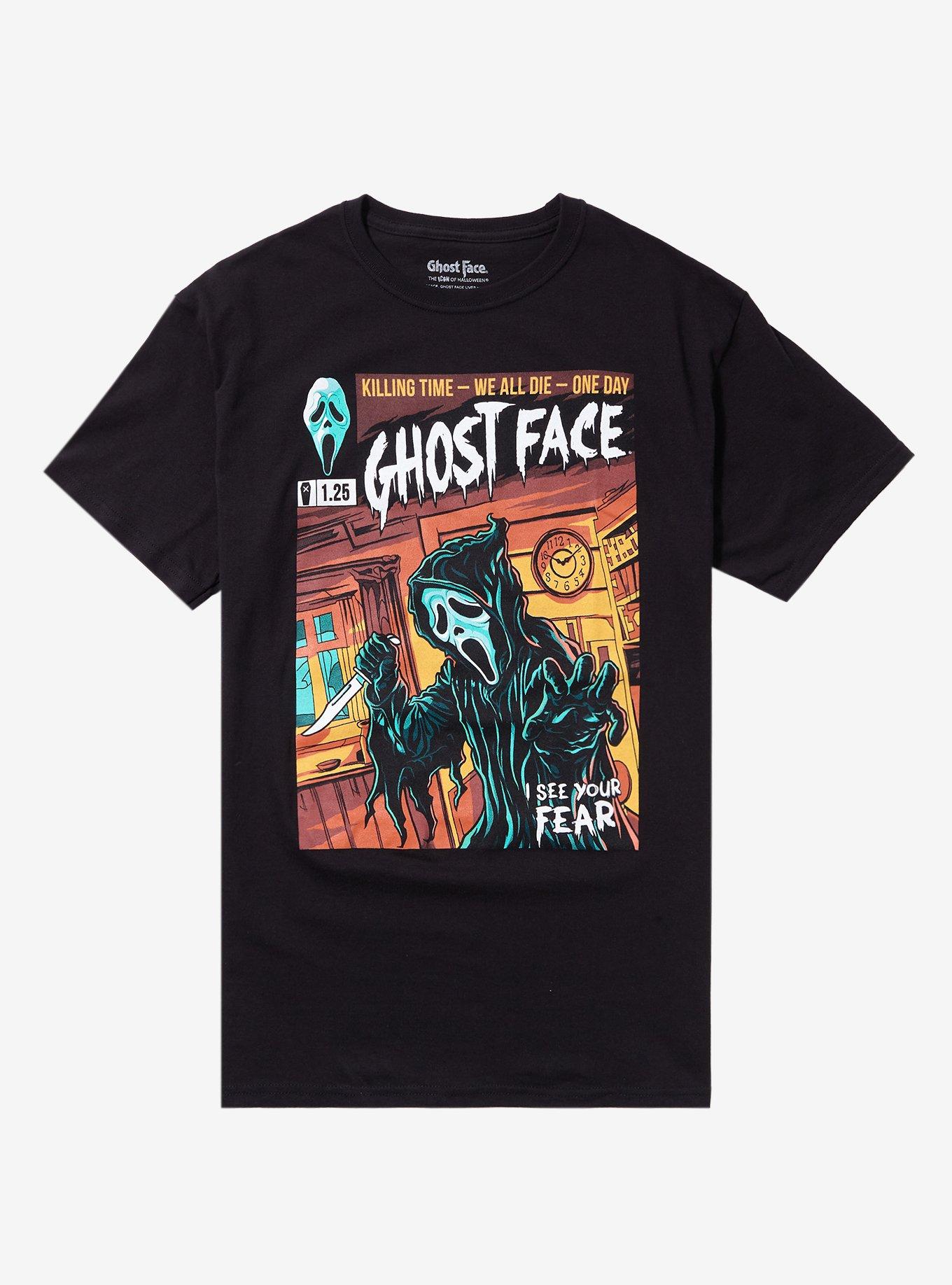 Scream Ghost Face Comic Cover T-Shirt, , hi-res