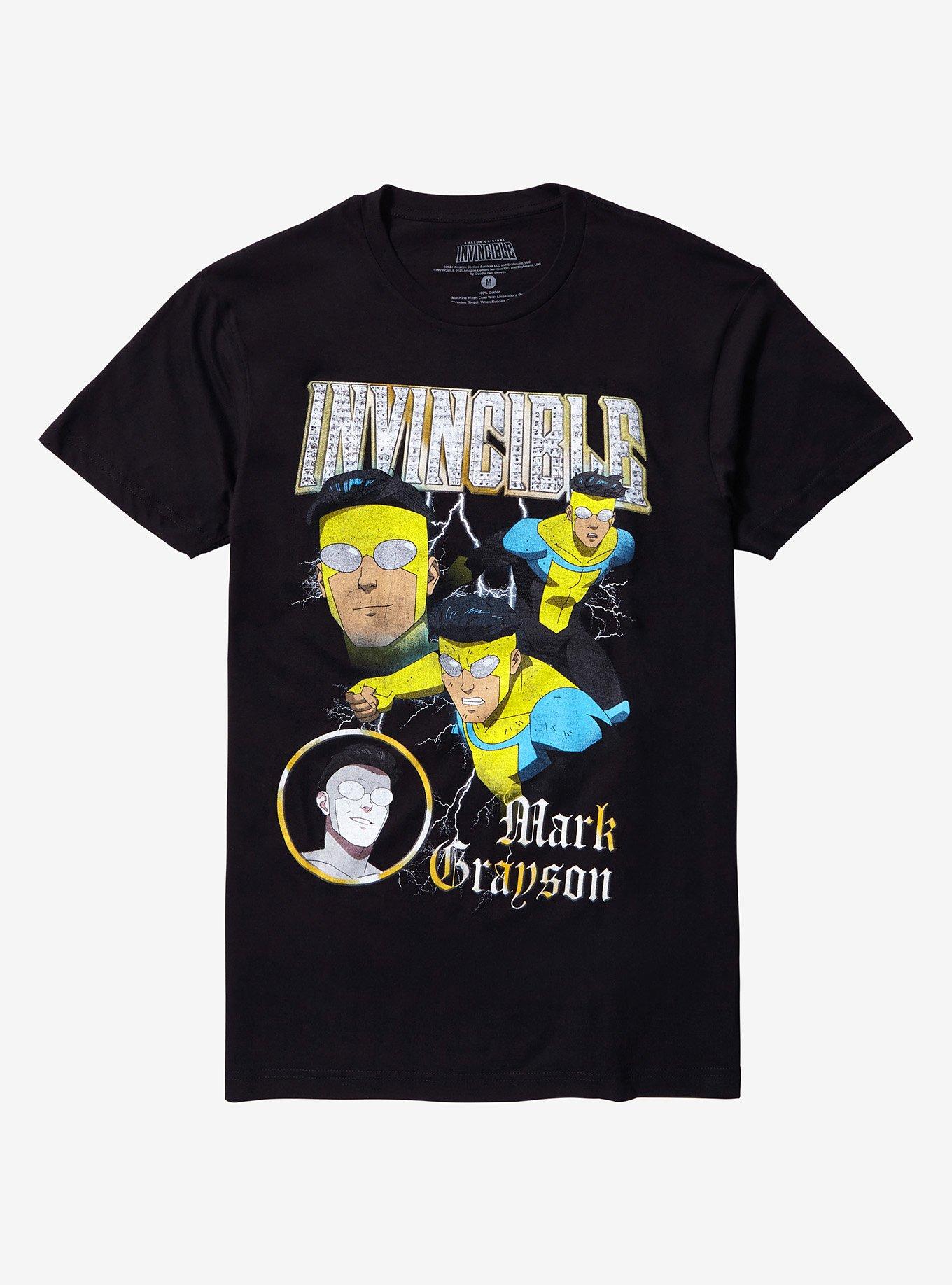 Invincible Mark Grayson Collage T-Shirt, BLACK, hi-res