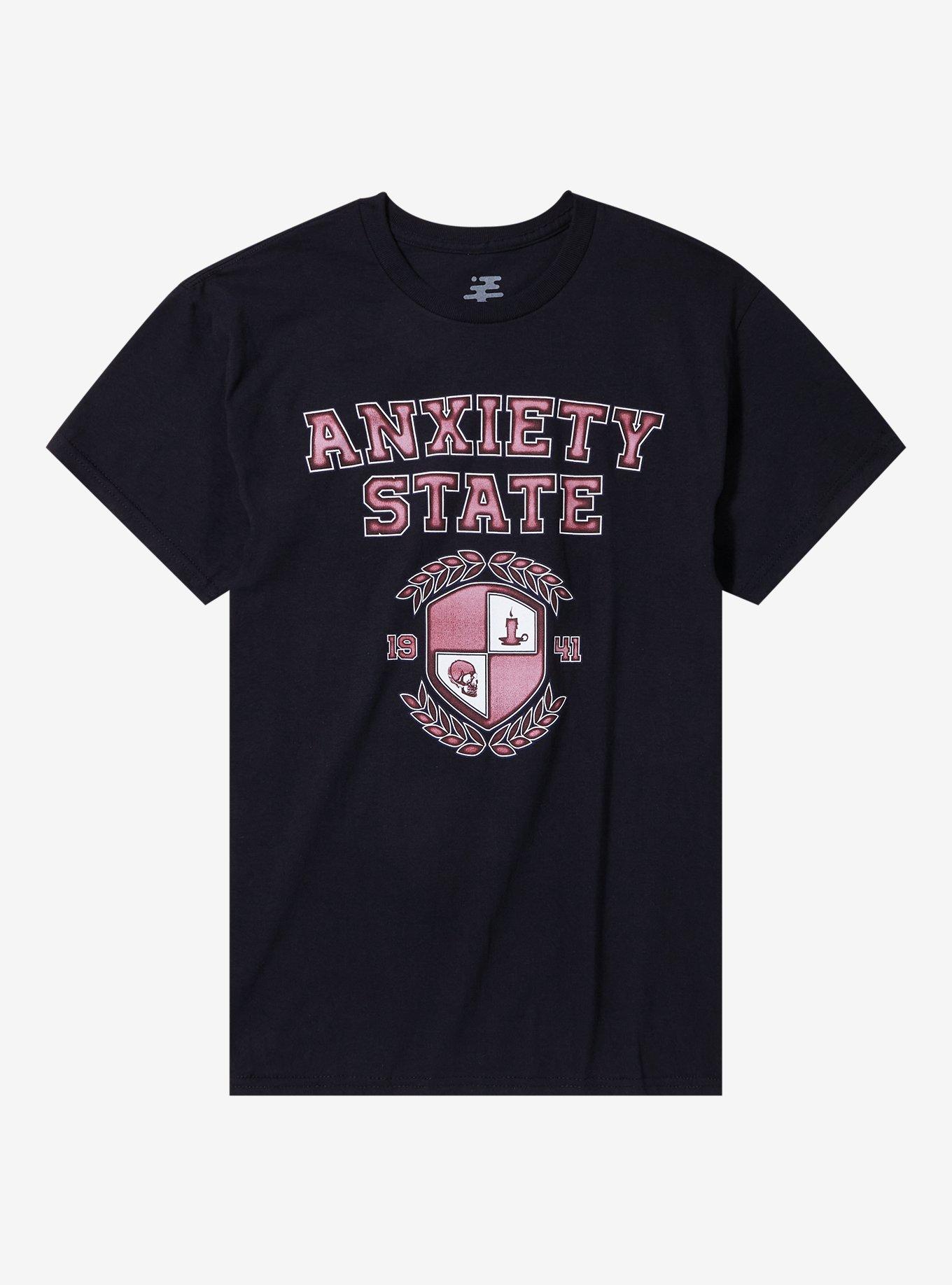 Anxiety State College T-Shirt By The Westwood