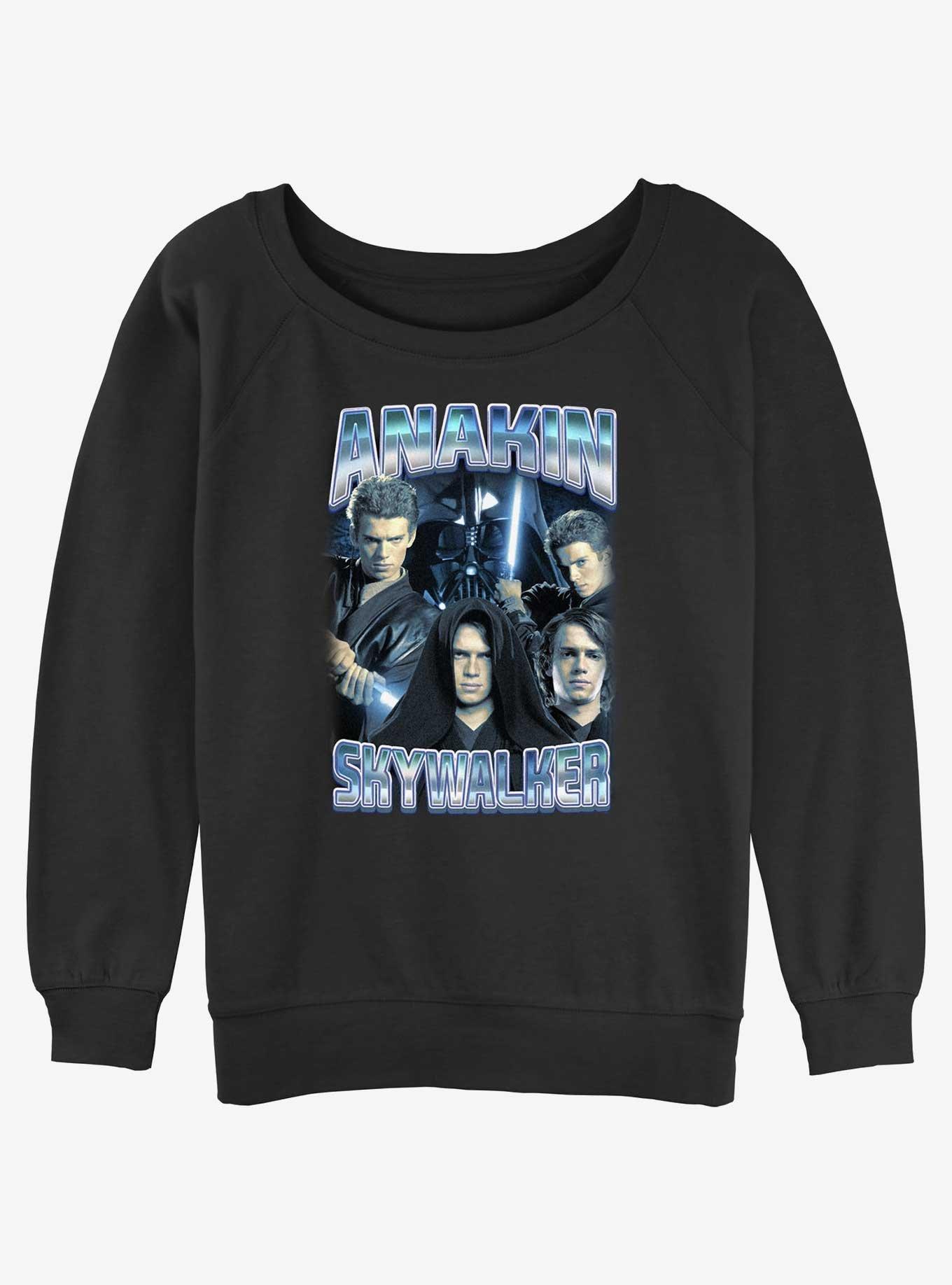 Star Wars The Many Sides Of Anakin Skywalker Womens Slouchy Sweatshirt, , hi-res