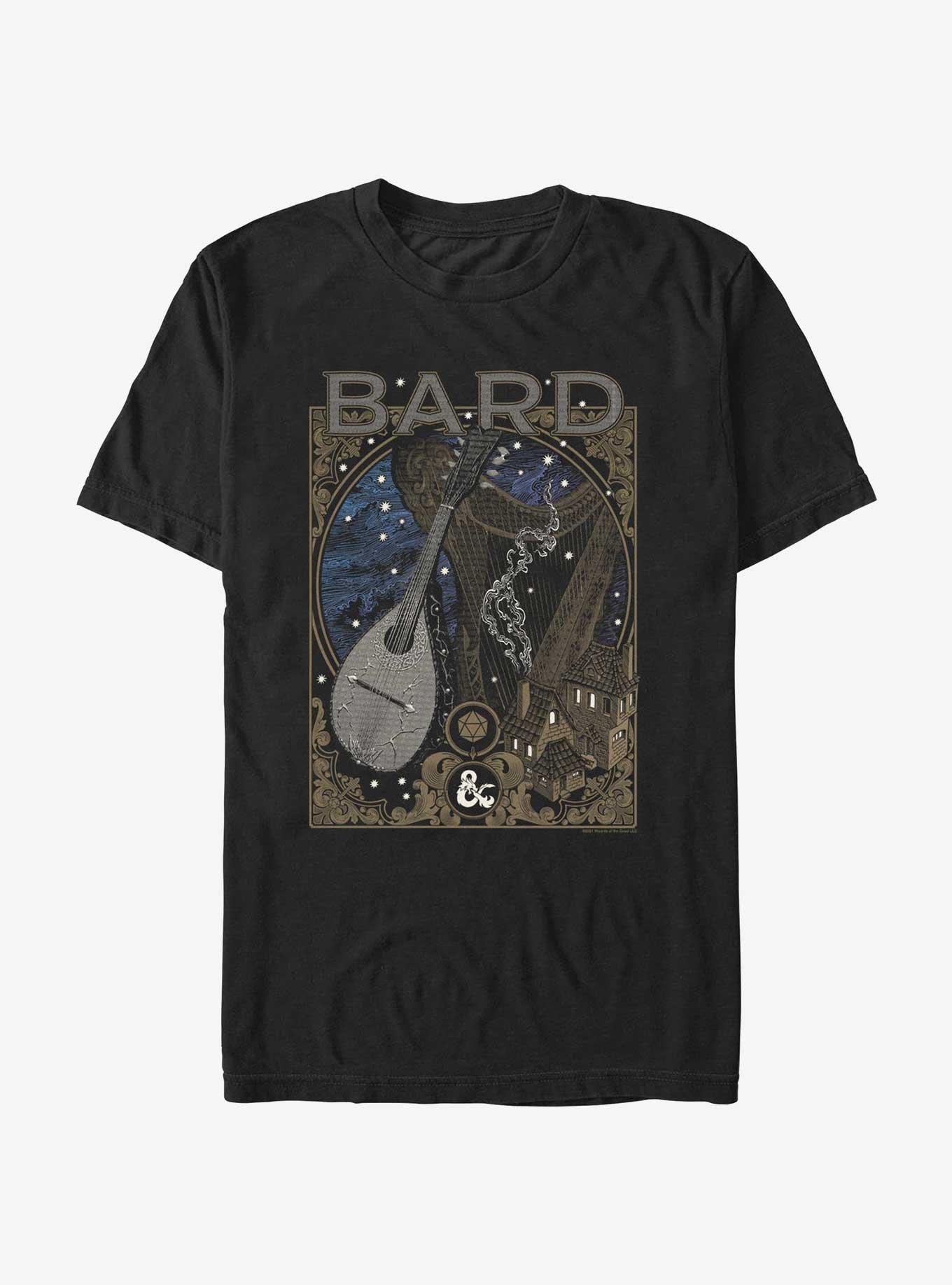 Dungeons & Dragons Bard T-Shirt, BLACK, hi-res