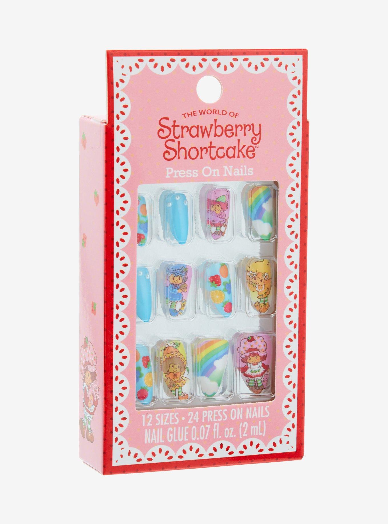 Strawberry Shortcake Rainbow Characters Press On Nails, , hi-res