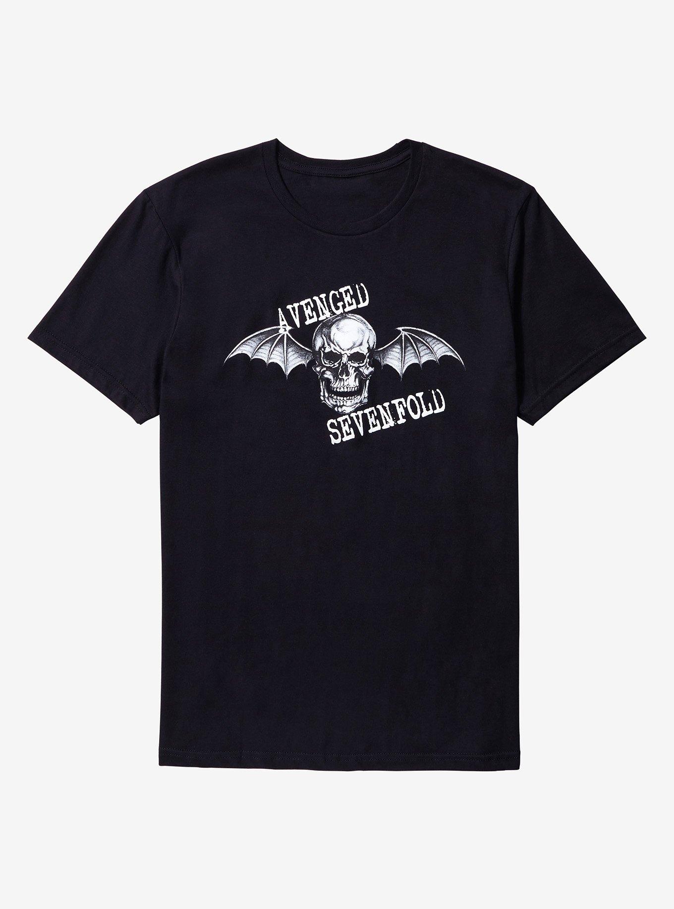 Avenged Sevenfold Deathbat T-Shirt, BLACK, hi-res