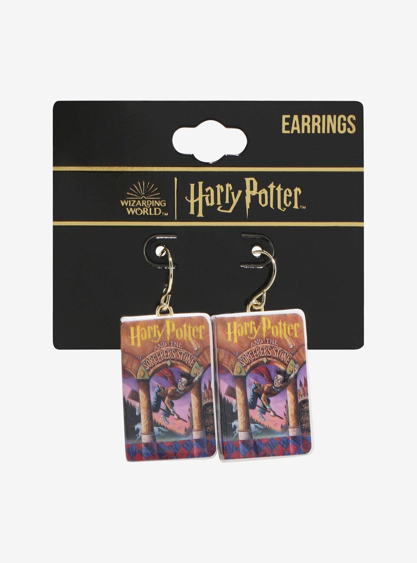 Harry Potter And The Sorcerer's Stone Book Earrings, , hi-res