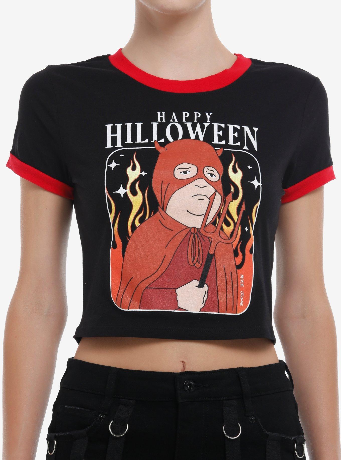 King Of The Hill Happy Hilloween Bobby Girls Baby Ringer T-Shirt, , hi-res