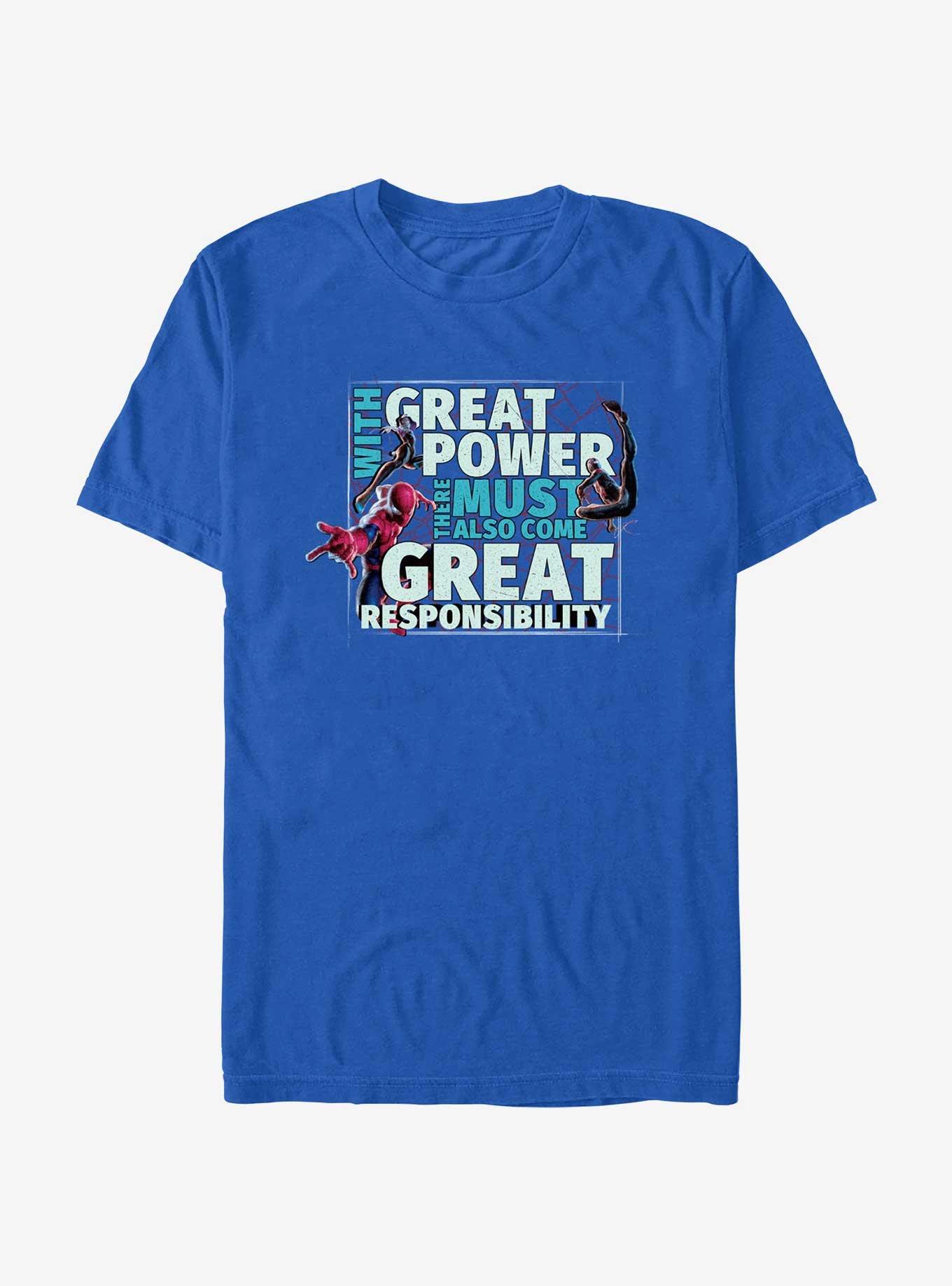 Marvel Spider-Man Power And Responsibility T-Shirt