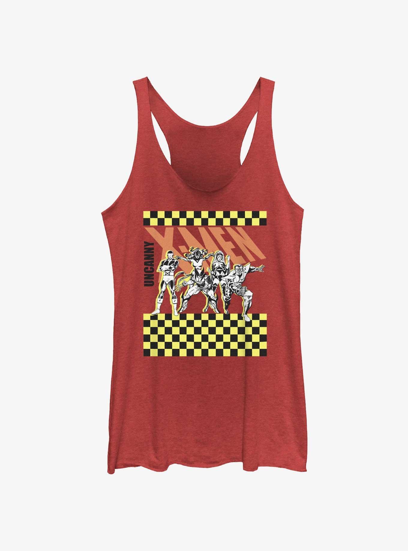 X-Men Uncanny Team Girls Tank, RED HTR, hi-res