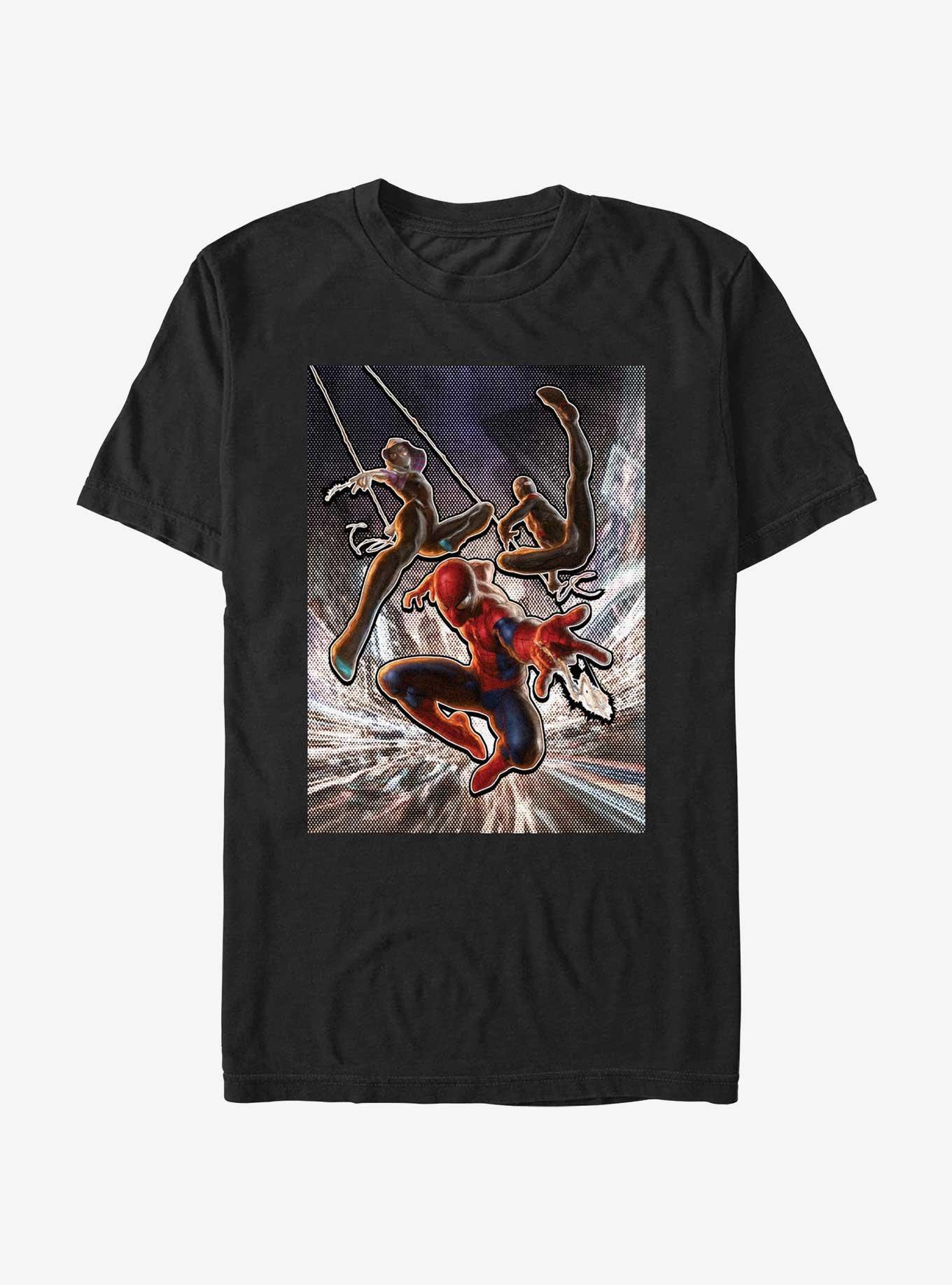 Marvel Spider-Man Miles And Gwen In The City Comic T-Shirt