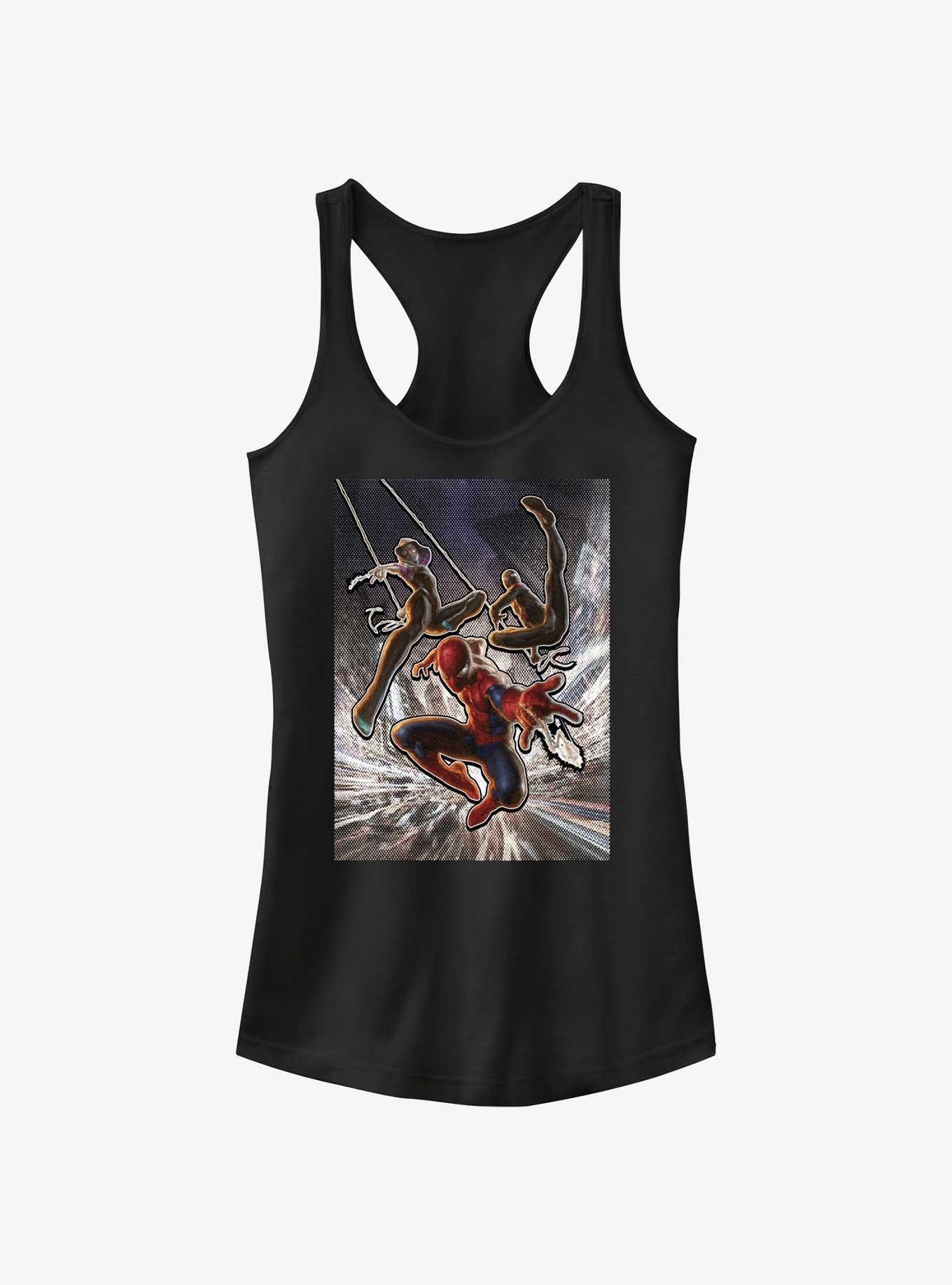 Marvel Spider-Man Miles And Gwen In The City Comic Girls Tank