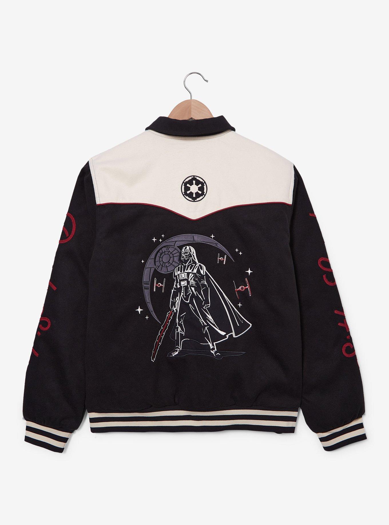 Star Wars Darth Vader Embroidered Western Varsity Jacket — BoxLunch Exclusive, , hi-res