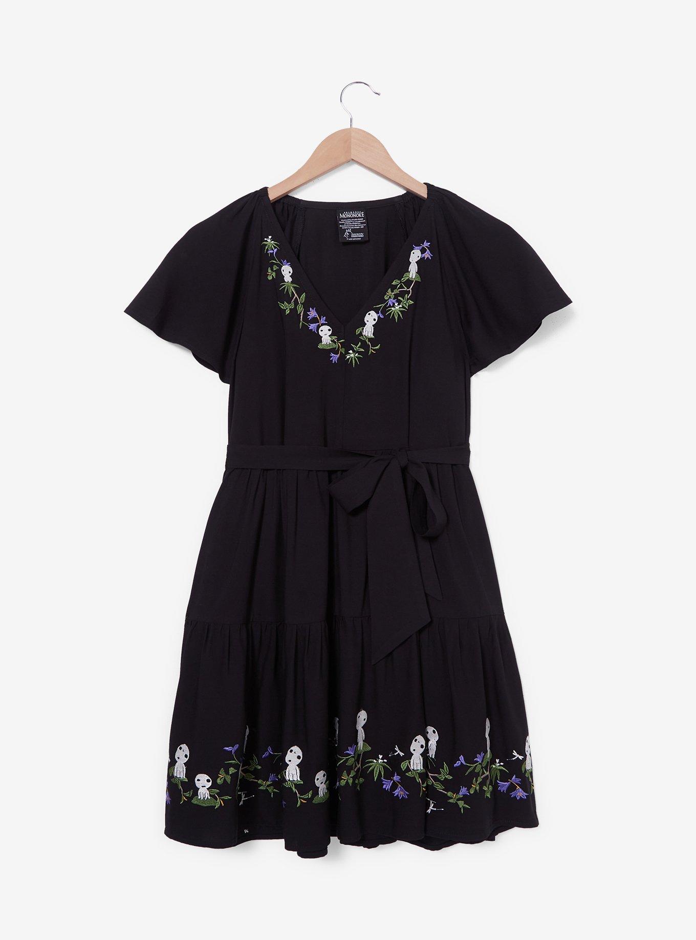 Her Universe Studio Ghibli Princess Mononoke Kodama Glow-in-the-Dark Dress  | Her Universe