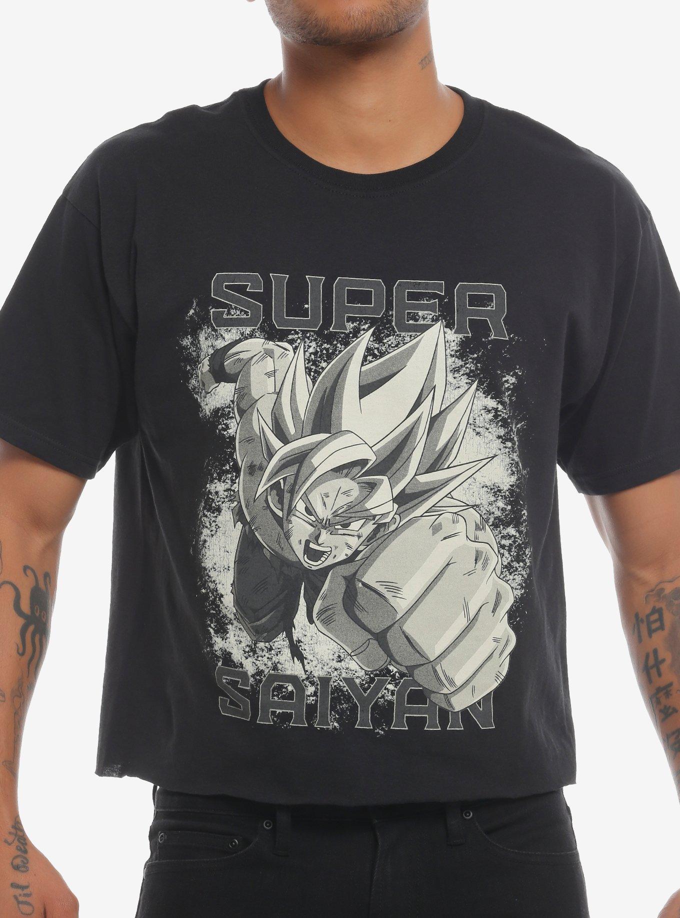 Dragon Ball Z Super Saiyan Crop T-Shirt, , hi-res