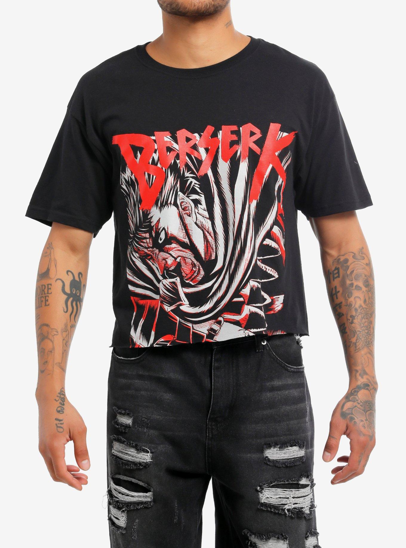 Berserk Guts Crop T-Shirt, , hi-res