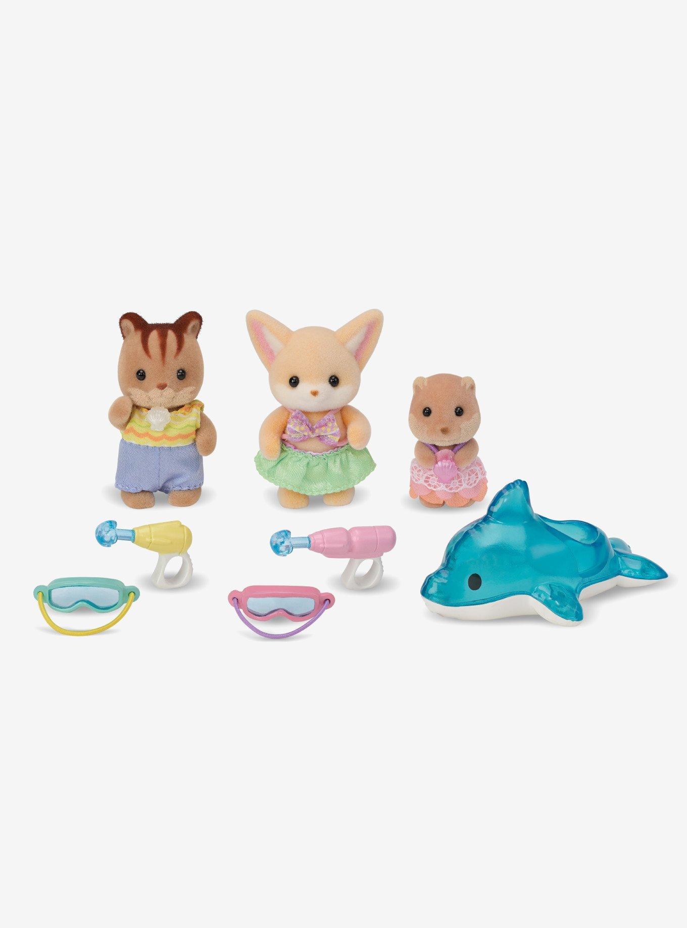 Calico Critters Nursery Friends Pool Fun Trio Accessory Set, , hi-res