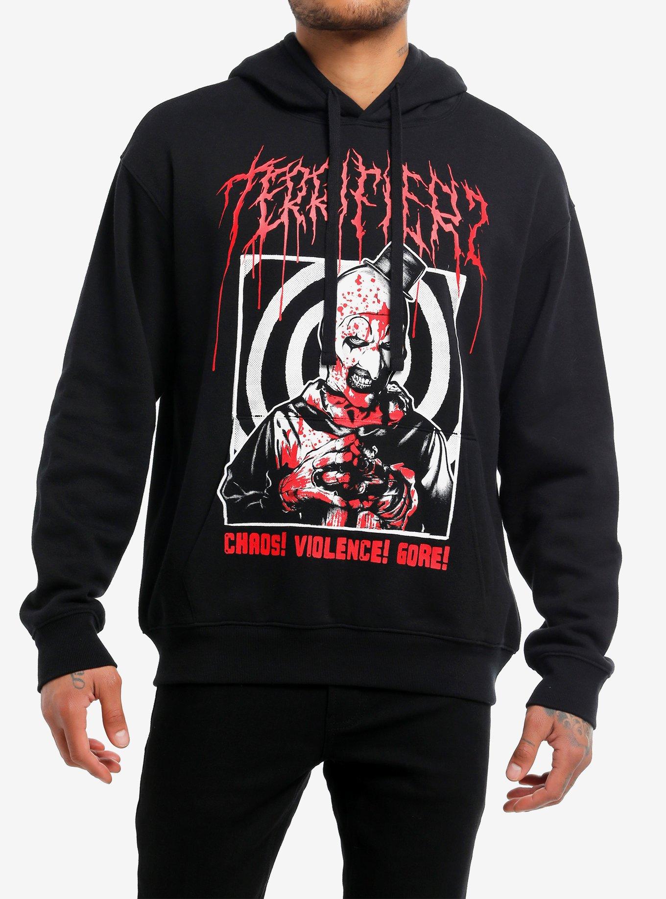 Terrifier Chaos! Violence! Gore! Hoodie, , hi-res