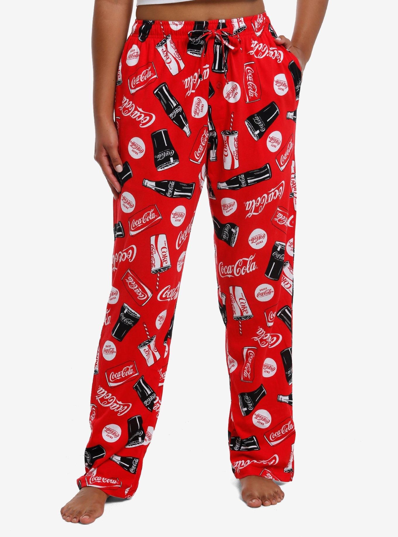Women's coca cola pajamas clearance