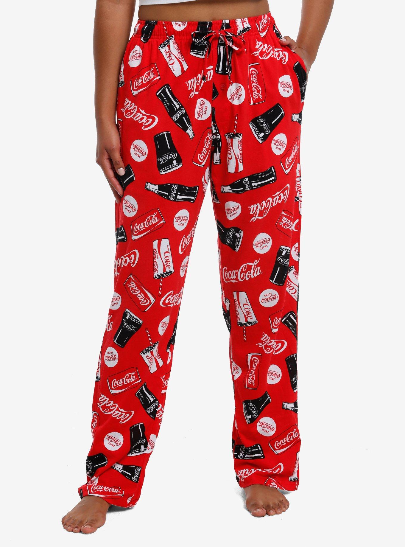 Coca-Cola Allover Print Pajama Pants, MULTI, hi-res