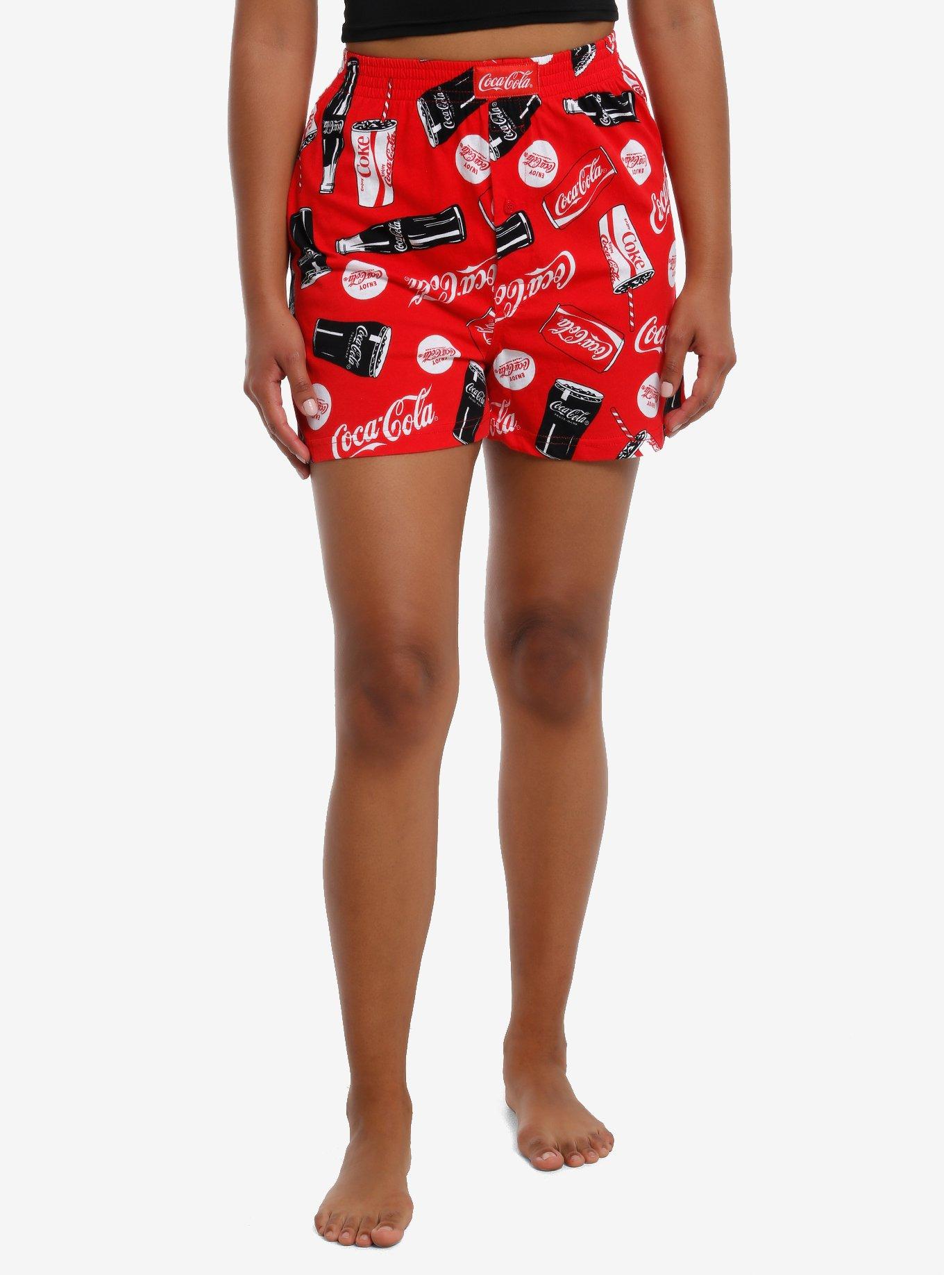 Coca-Cola Allover Print Lounge Shorts, MULTI, hi-res