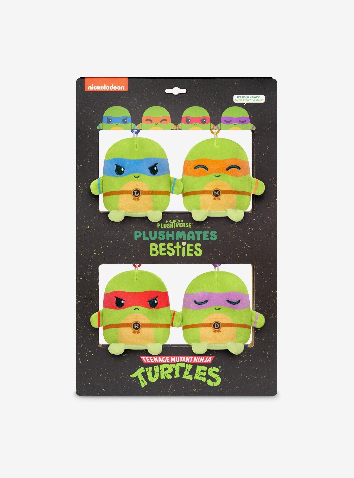 TeeTurtle Plushmates Besties Teenage Mutant Ninja Turtles Characters Plush Keychain Set, , hi-res