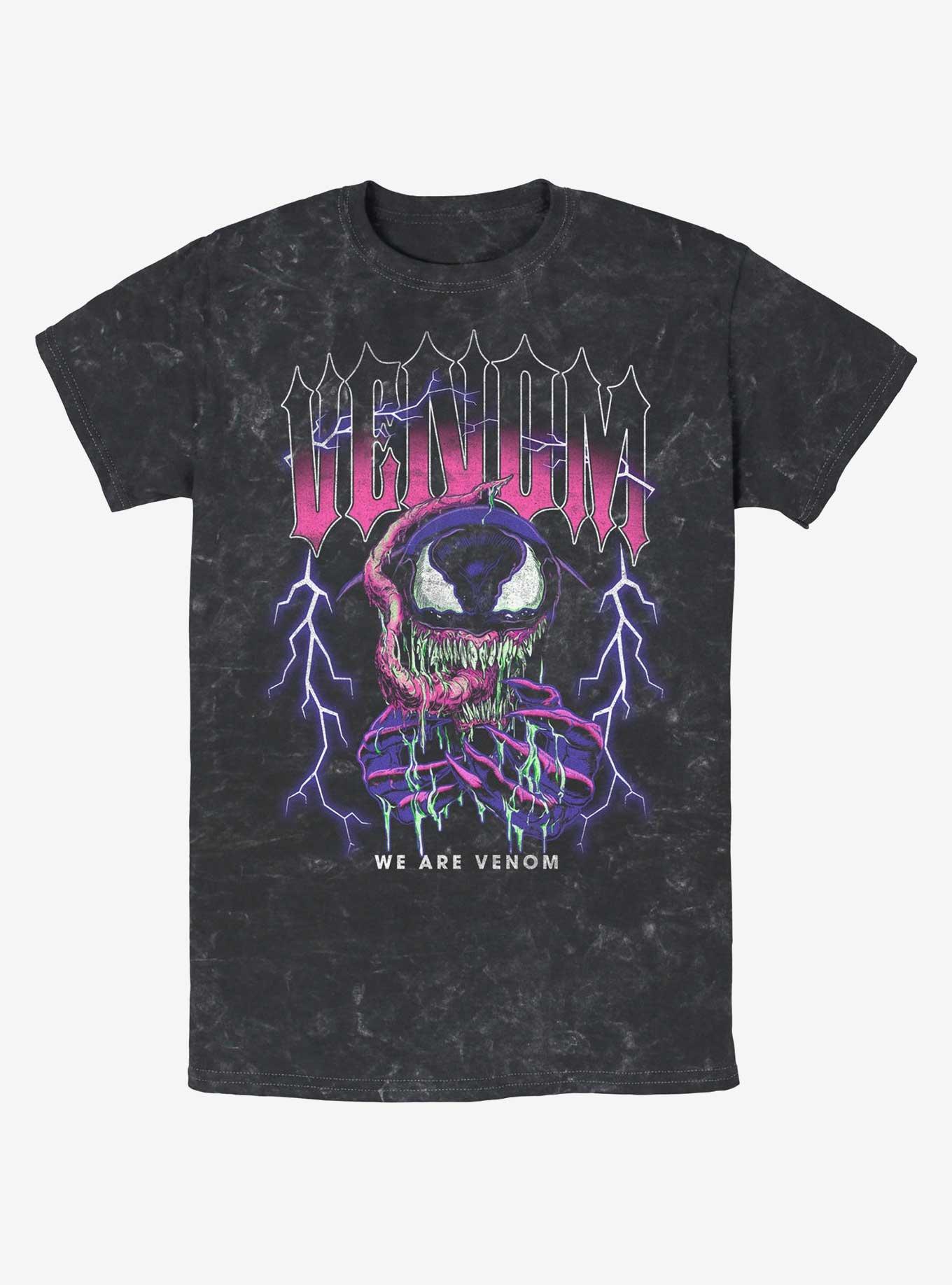 Marvel Spider-Man Lightning Venom Mineral Wash T-Shirt, , hi-res