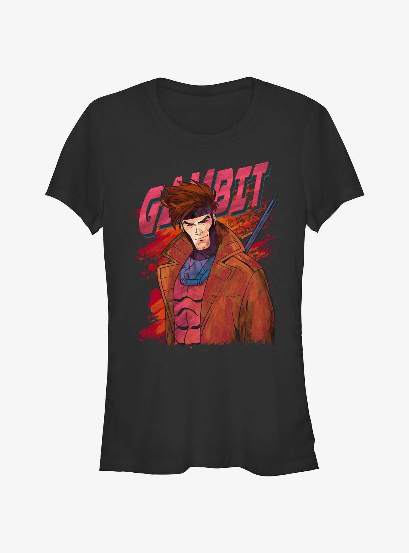 X-Men Gambit Splatter Wall Girls T-Shirt, , hi-res