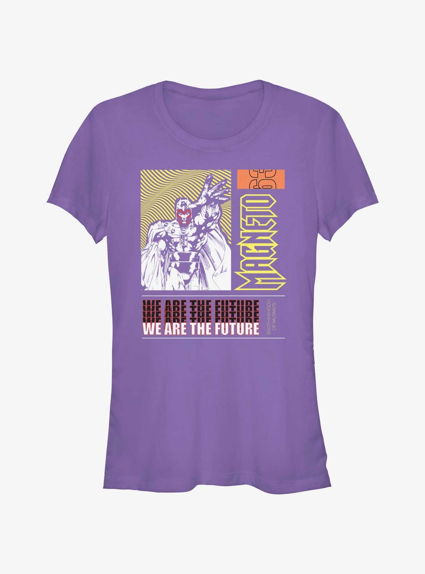 X-Men Magneto Brotherhood Of Mutants Girls T-Shirt, PURPLE, hi-res