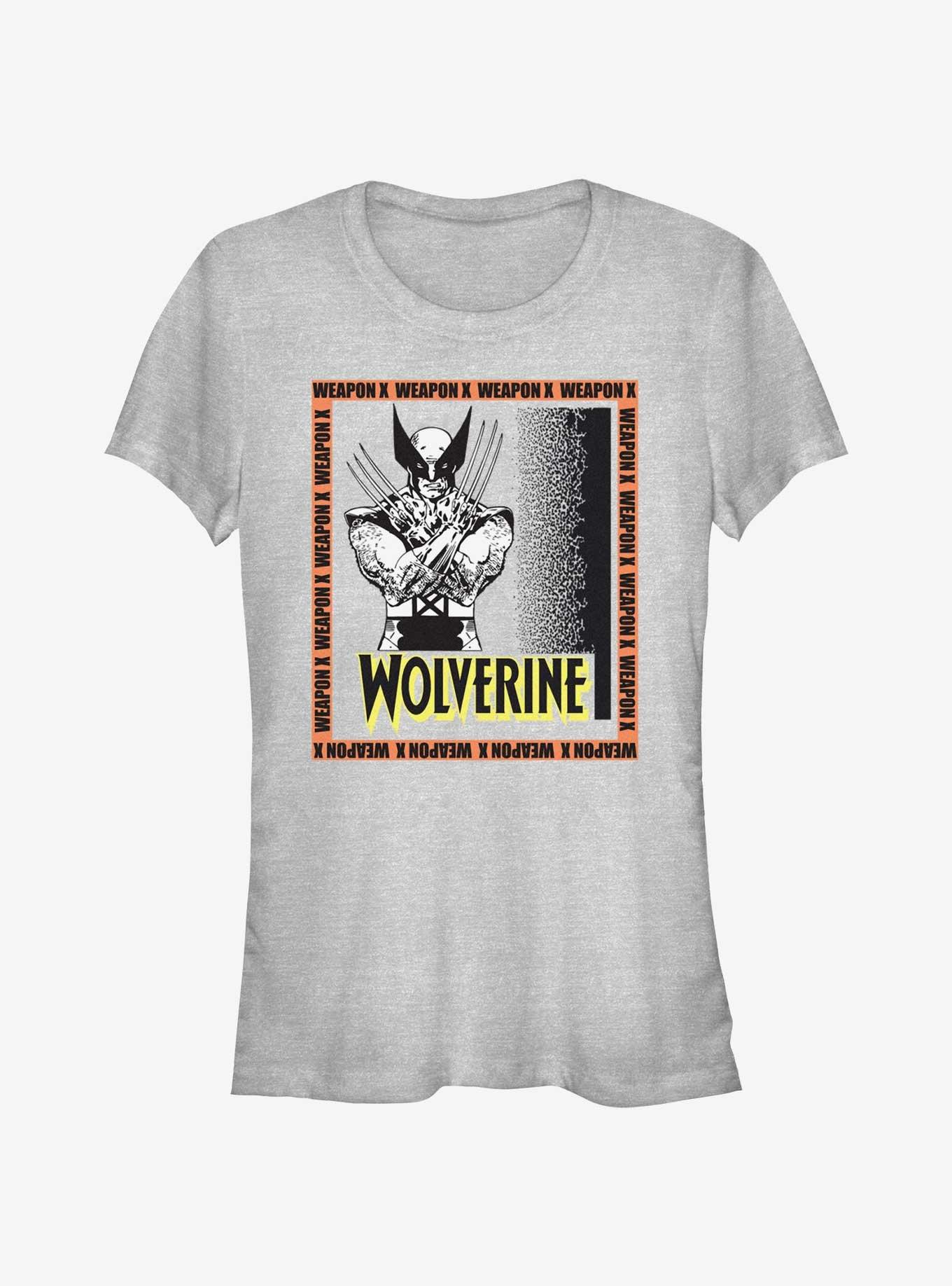 X-Men Wolverine X Weapon Girls T-Shirt, ATH HTR, hi-res