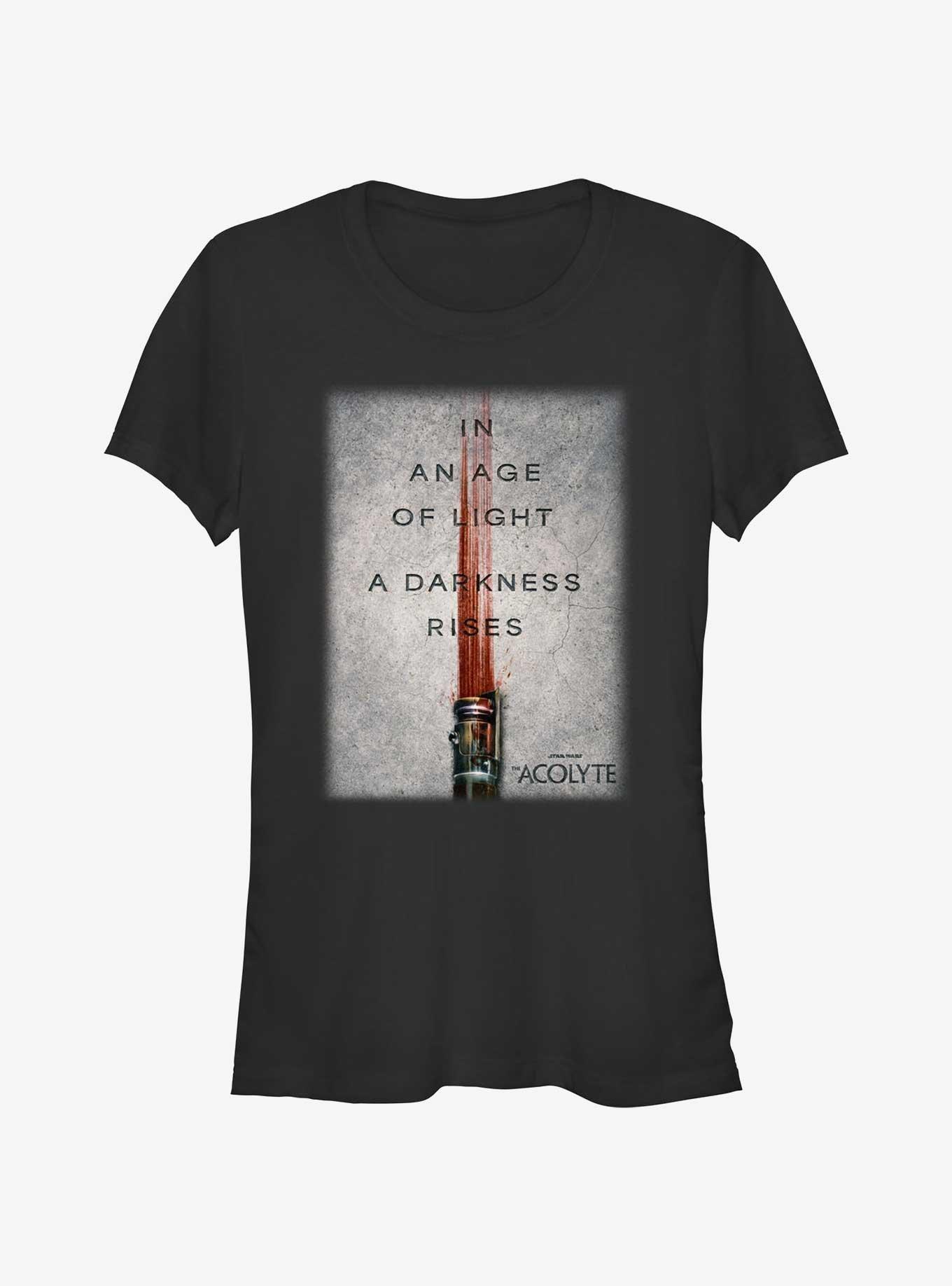 Star Wars The Acolyte Darkness Rises Teaser Poster Girls T-Shirt, , hi-res