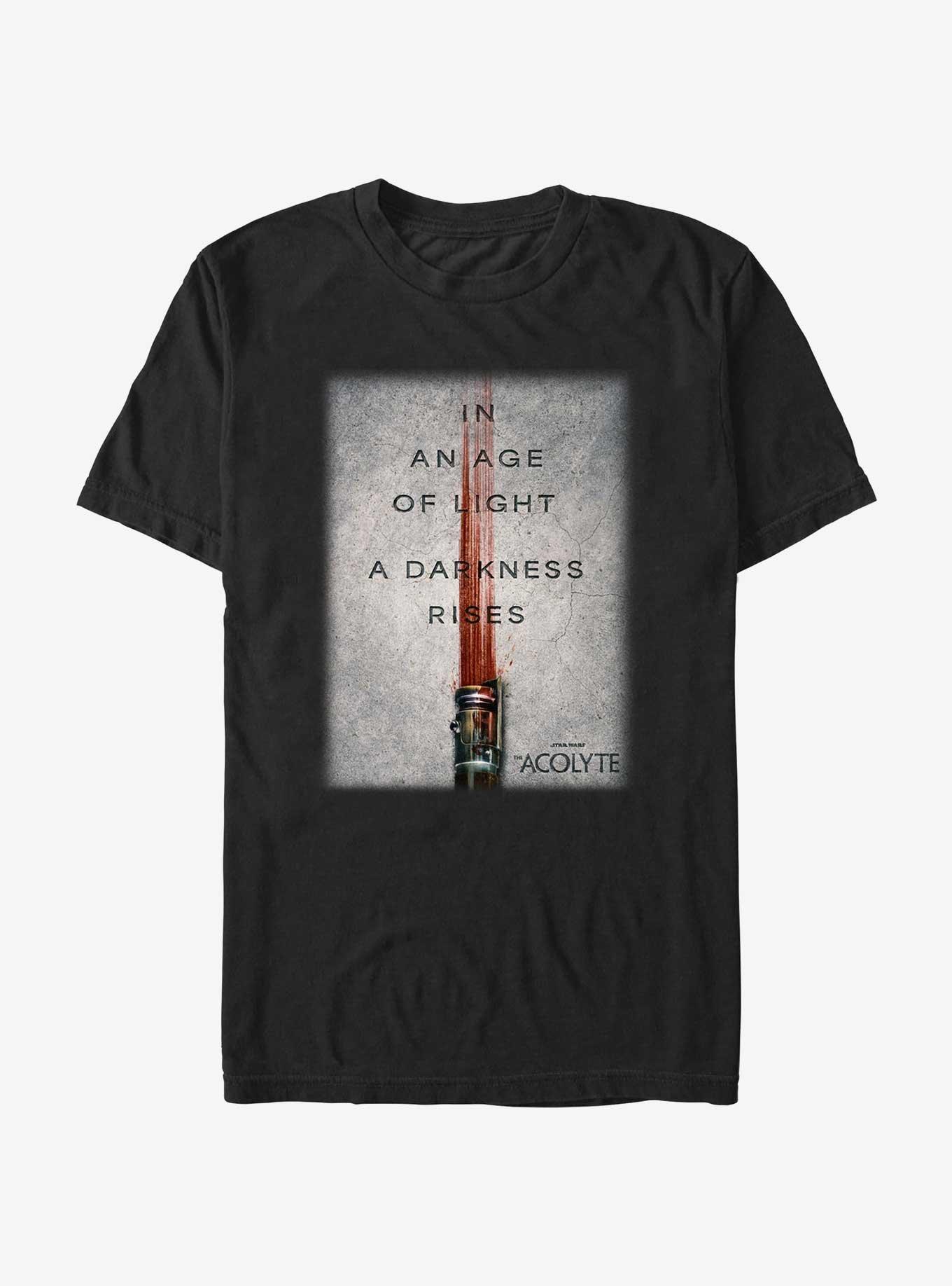 Star Wars The Acolyte Darkness Rises Teaser Poster T-Shirt, , hi-res