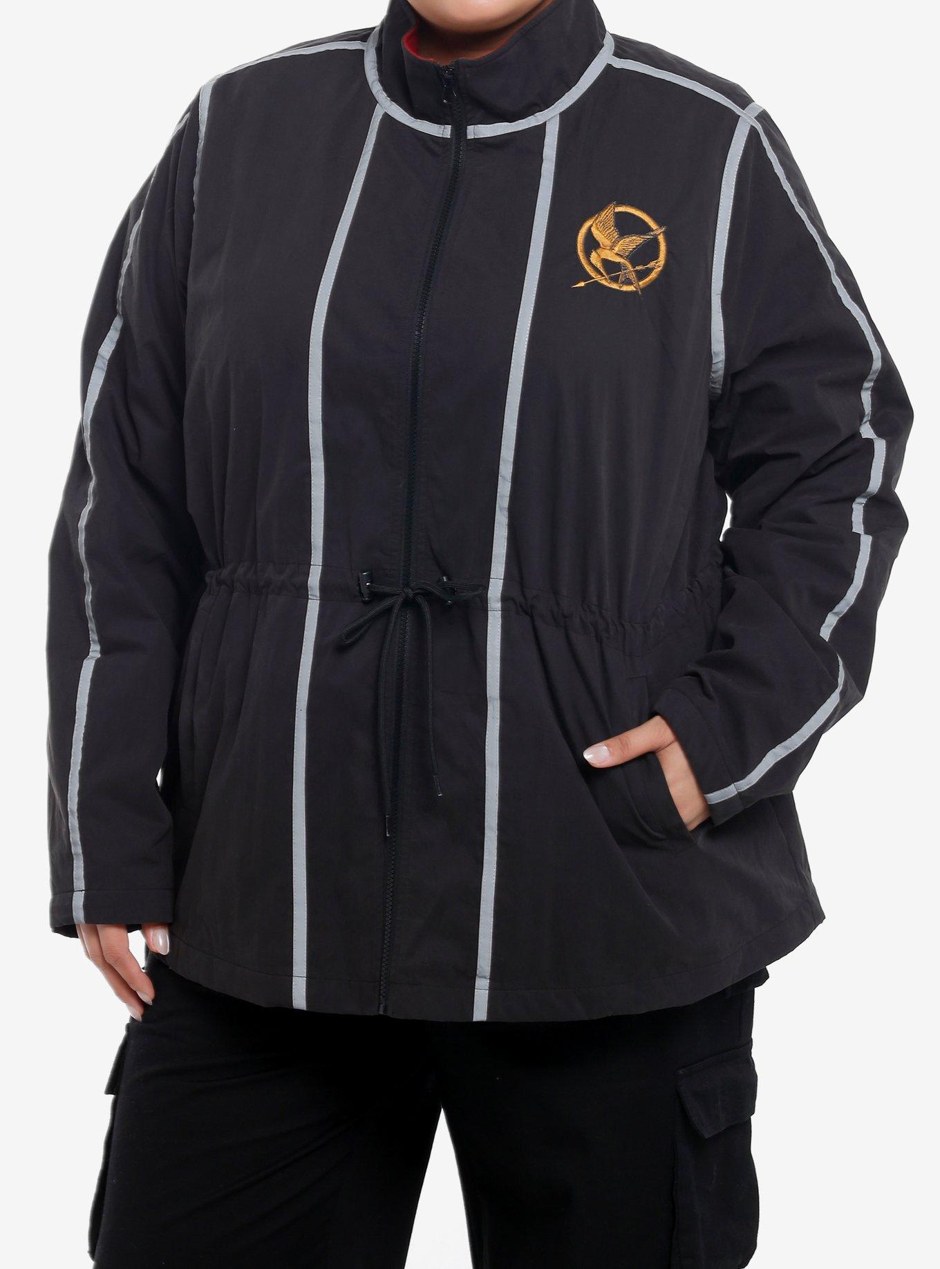 Her Universe The Hunger Games Katniss Mockingjay Windbreaker Plus Size Her Universe Exclusive, , hi-res