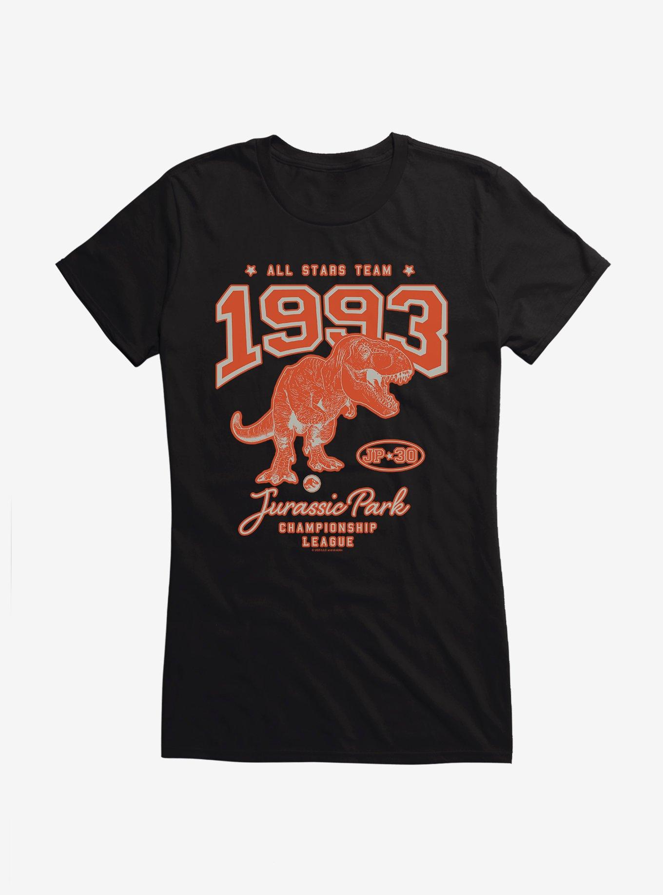 Jurassic Park Championship League 1993 Girls T-Shirt, , hi-res