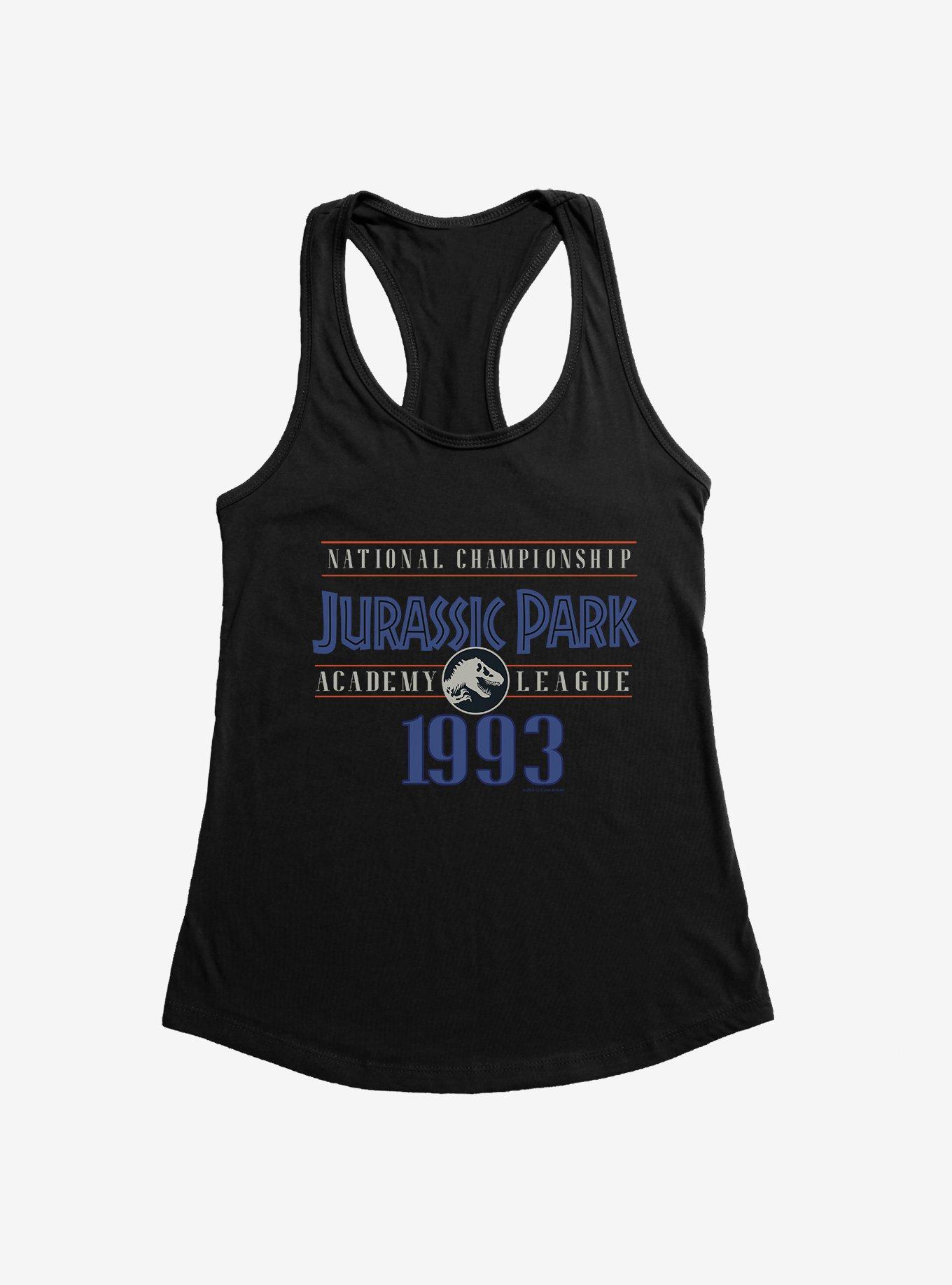 Jurassic Park National Championship Academy League Girls Tank, BLACK, hi-res