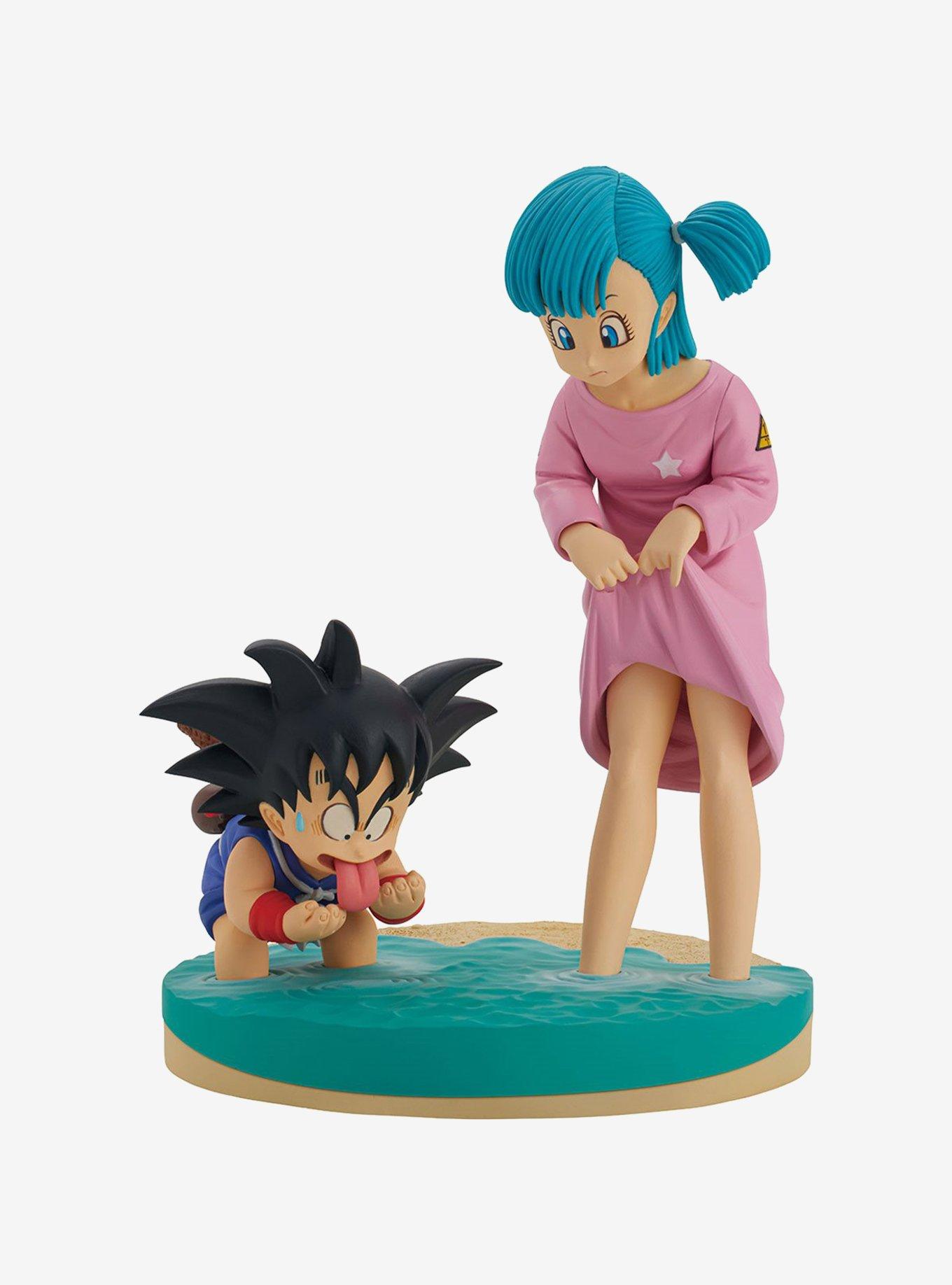 Bandai Spirits Dragon Ball Z Ichibansho Revible Moment Goku & Bulma (Dragon History) Figure, , hi-res