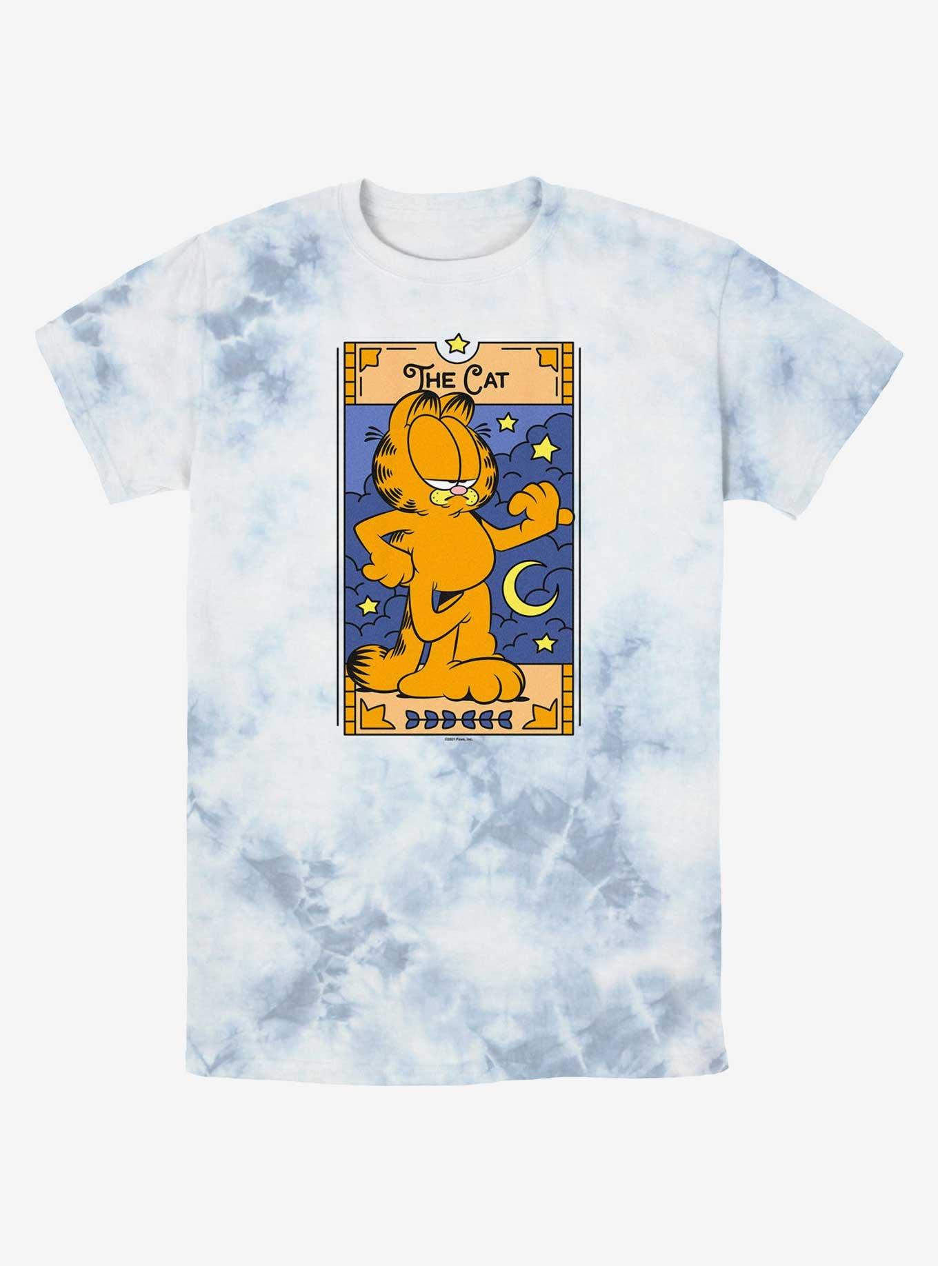 Garfield The Cat Tarot Card Tye-Dye T-Shirt, , hi-res