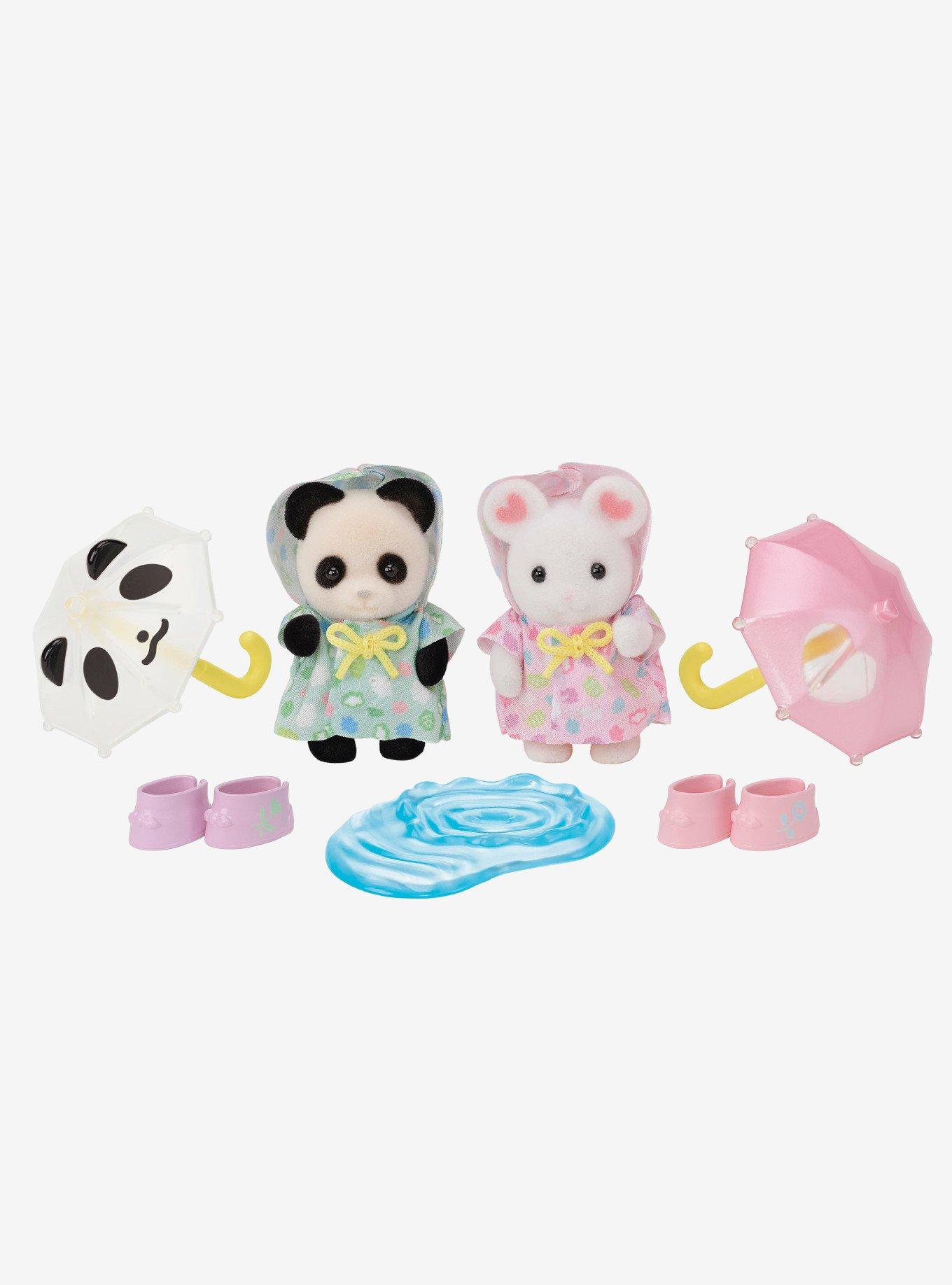Calico Critters Nursery Friends Rainy Day Duo Accessory Set, , hi-res