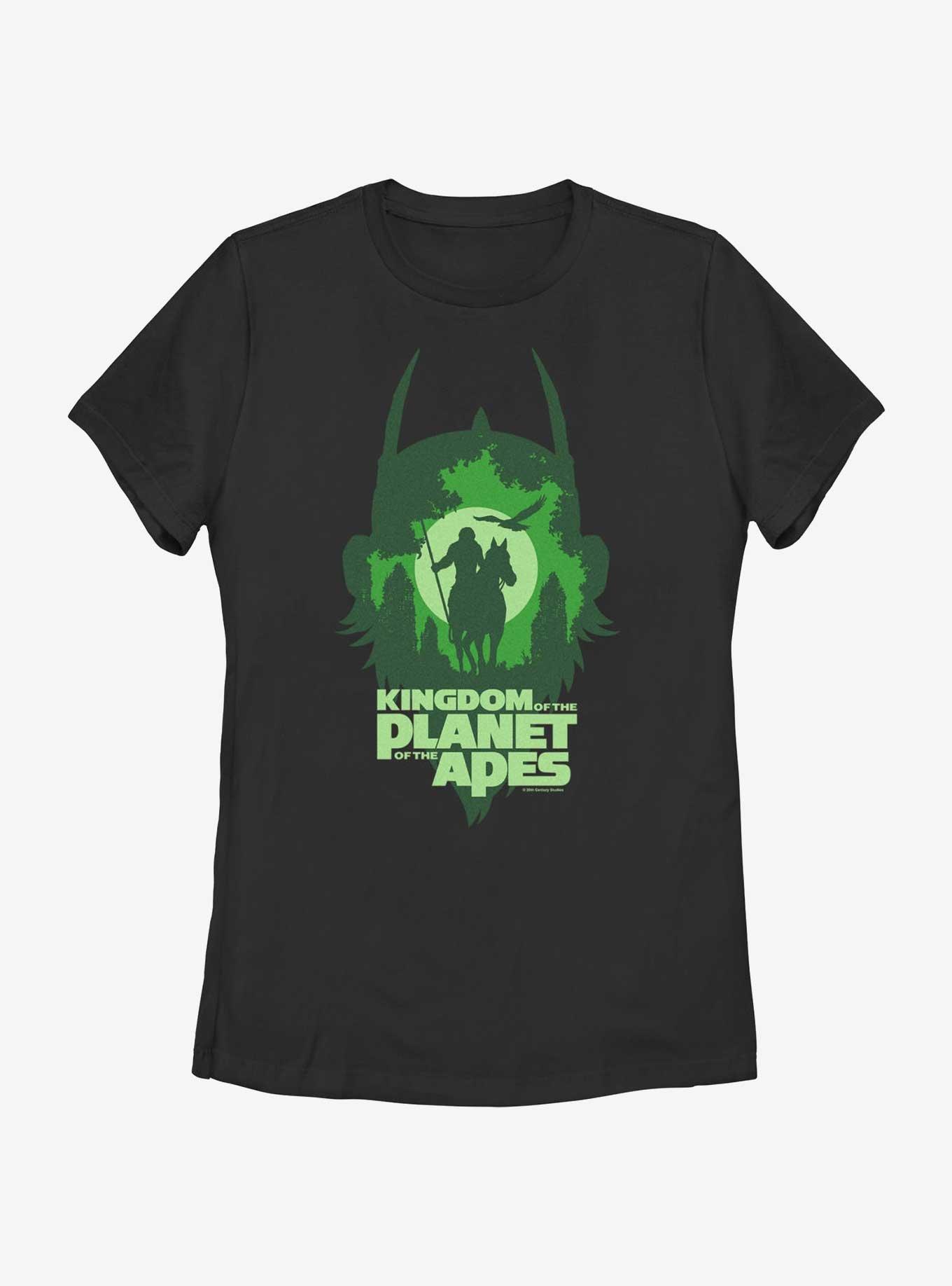 Kingdom of the Planet of the Apes Stronger Together Womens T-Shirt, BLACK, hi-res