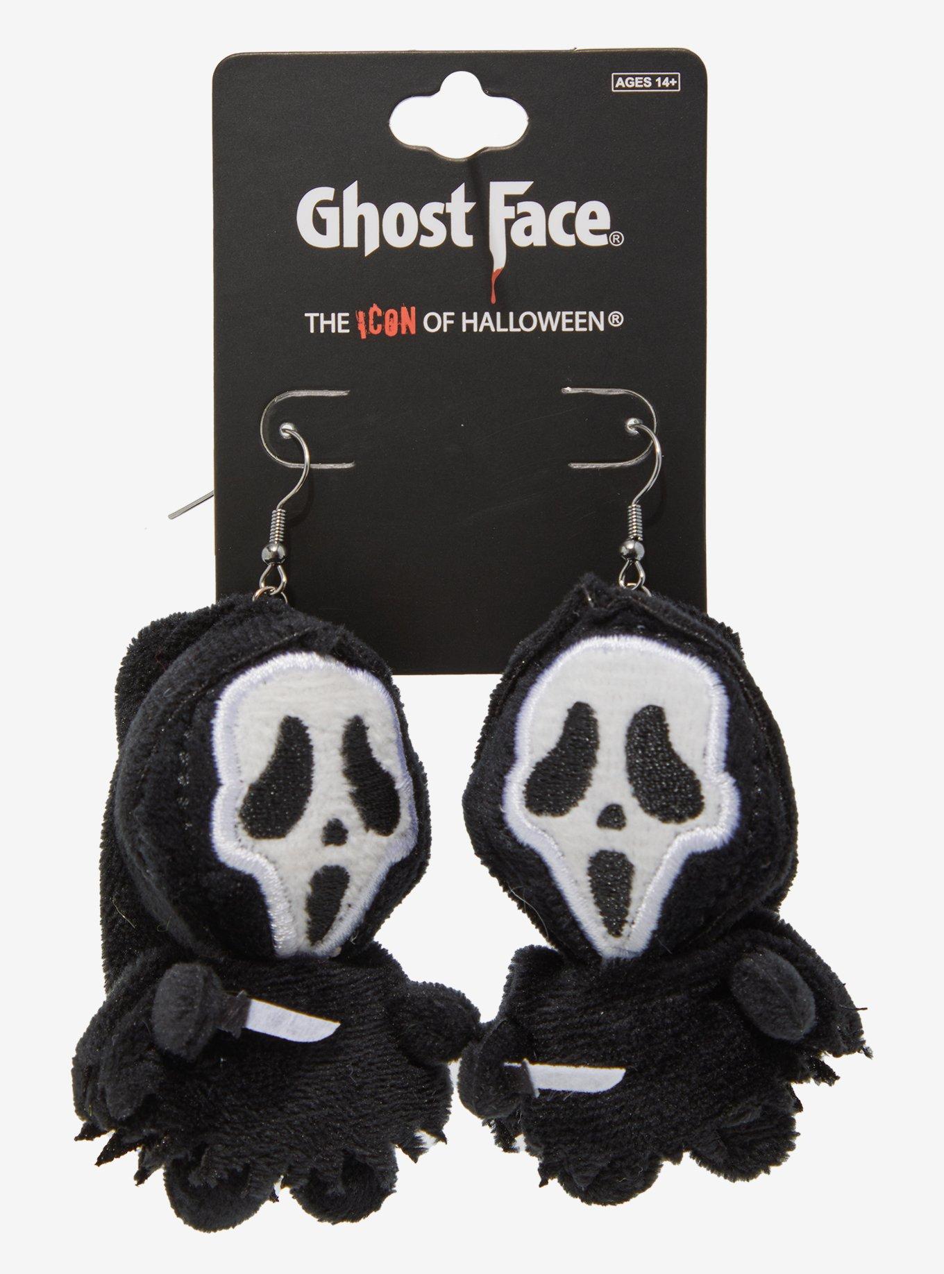 Ghostface Figural Plush Earrings — BoxLunch Exclusive, , hi-res