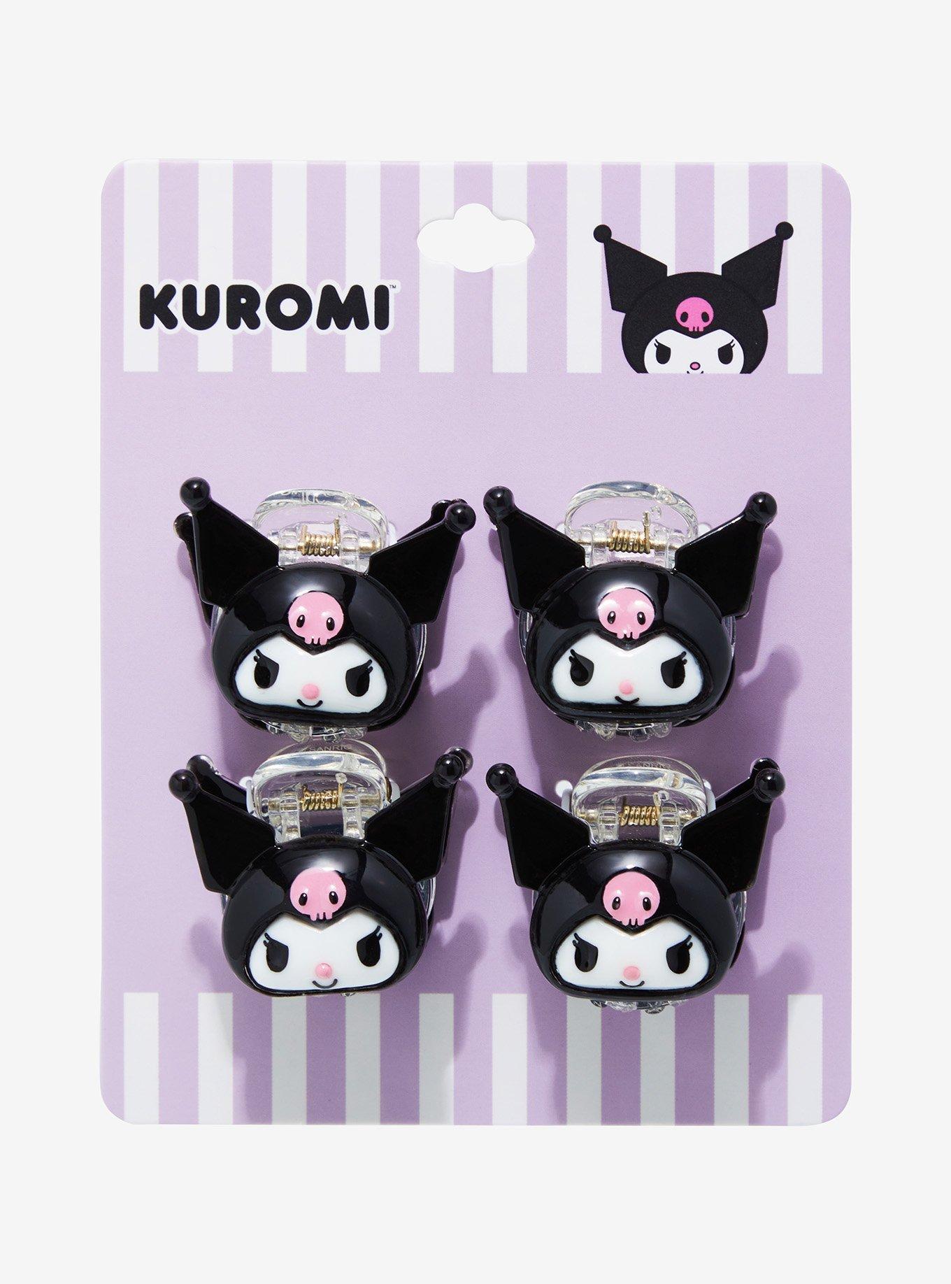 Sanrio Kuromi Hair Clip Set — BoxLunch Exclusive, , hi-res