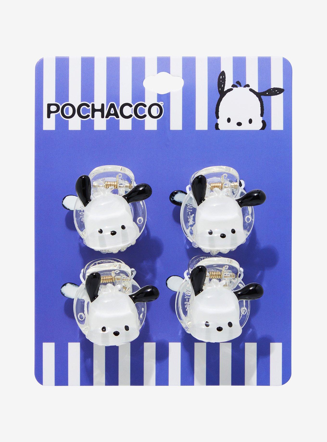 Sanrio Pochacco Hair Clip Set — BoxLunch Exclusive, , hi-res