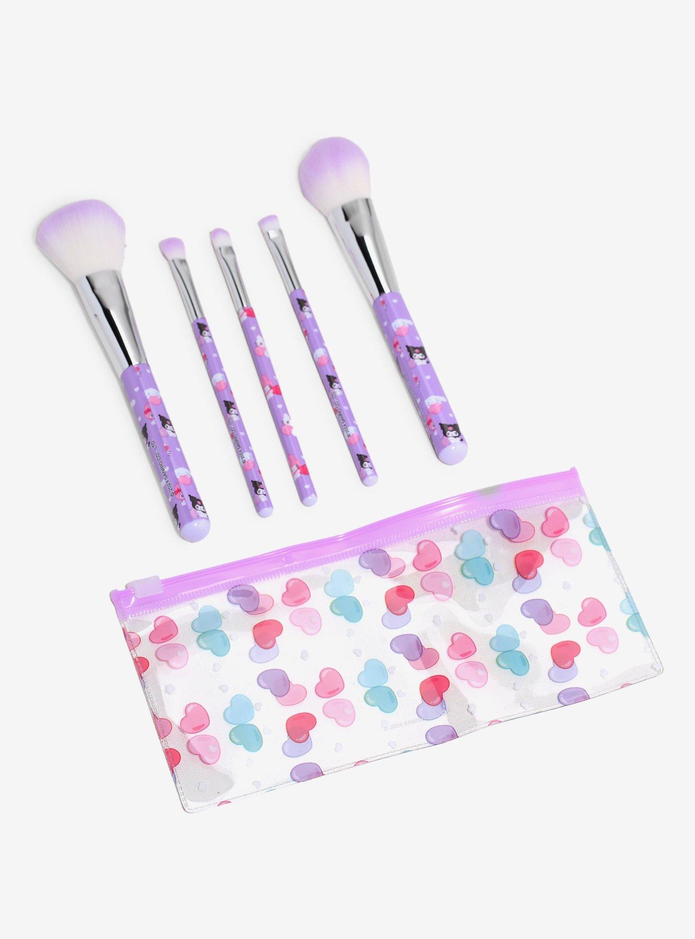 Hello Kitty And Friends Pastel Hearts Makeup Brush Set, , hi-res