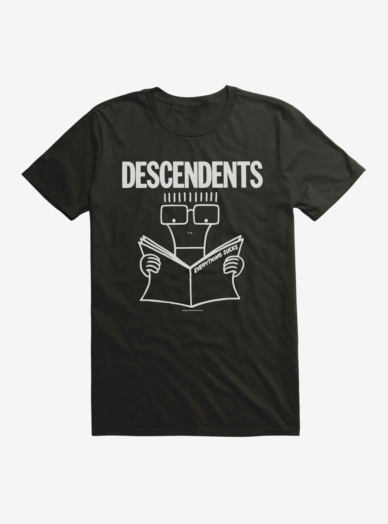 Descendents Everything Sucks Milo T-Shirt, BLACK, hi-res