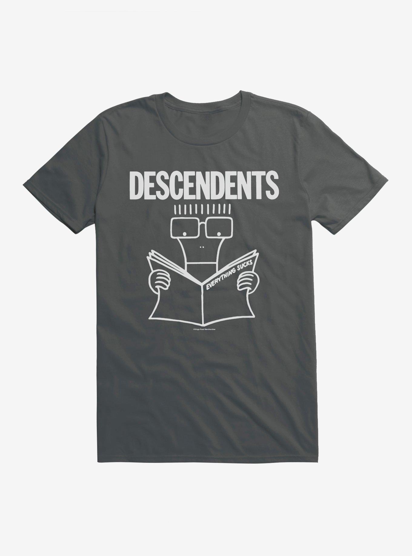 Descendents Everything Sucks Milo T-Shirt, CHARCOAL, hi-res