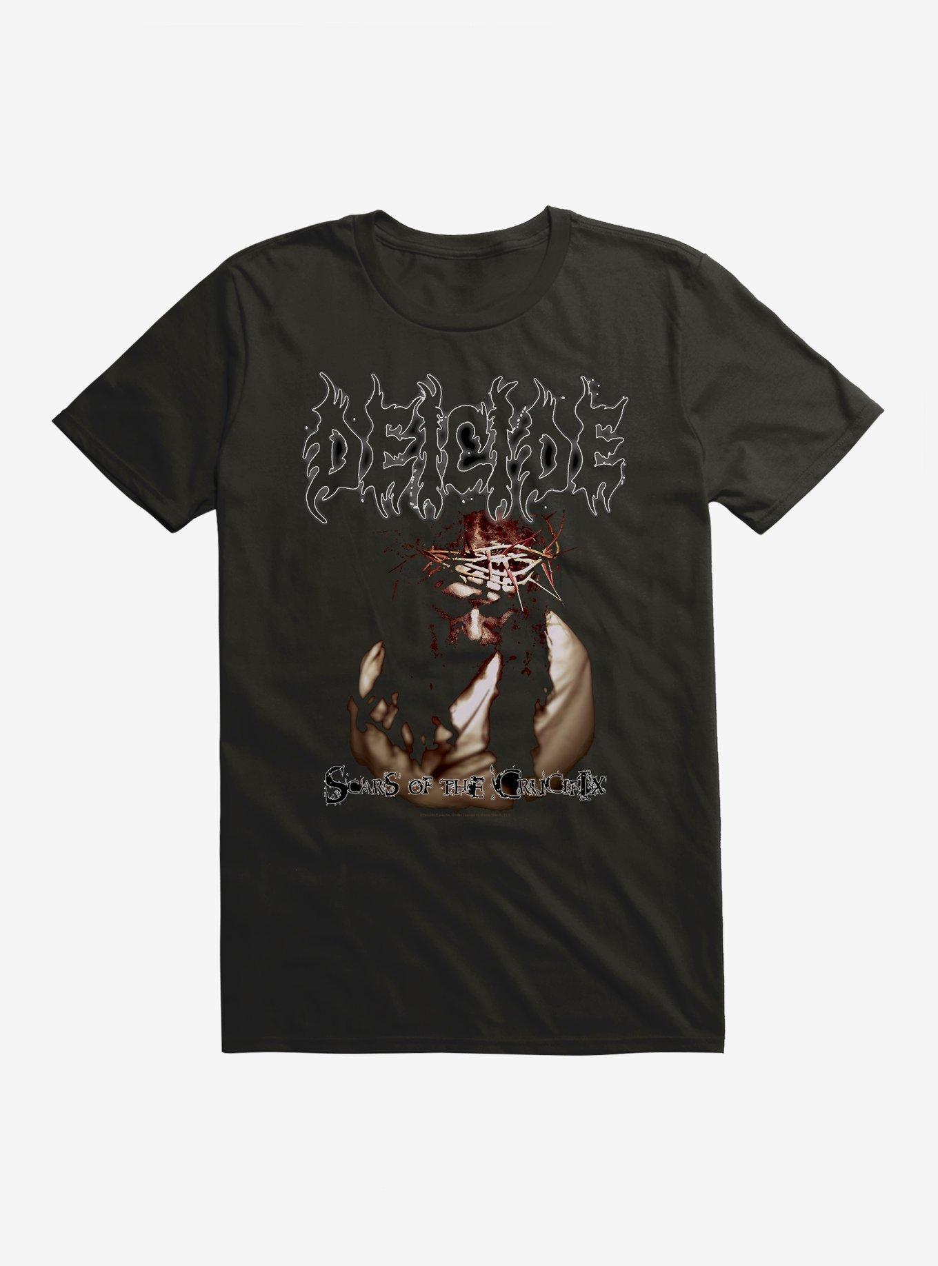 Deicide Scars Of The Crucifix T-Shirt, BLACK, hi-res