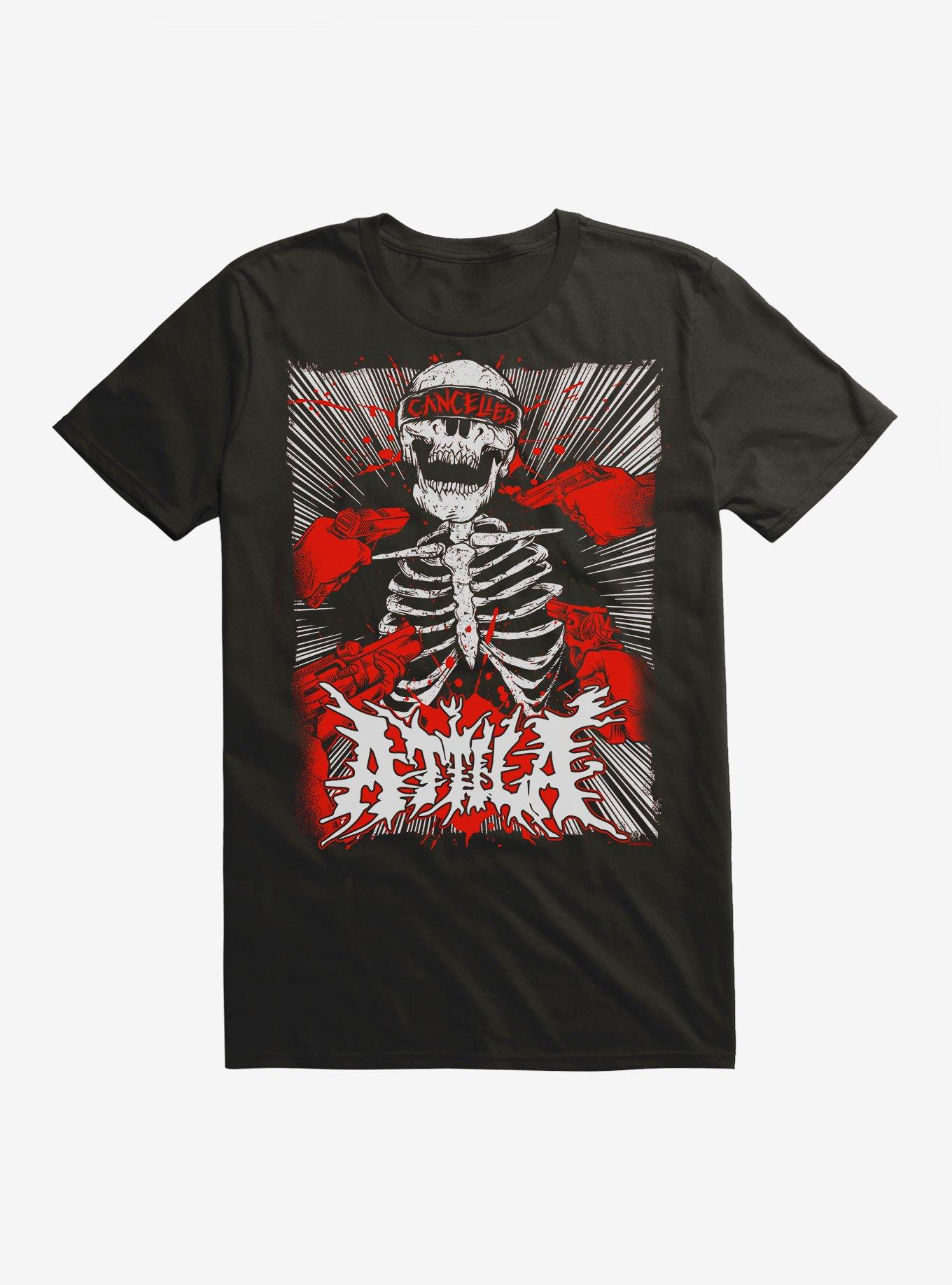 Attila Cancelled Skeleton T-Shirt, , hi-res