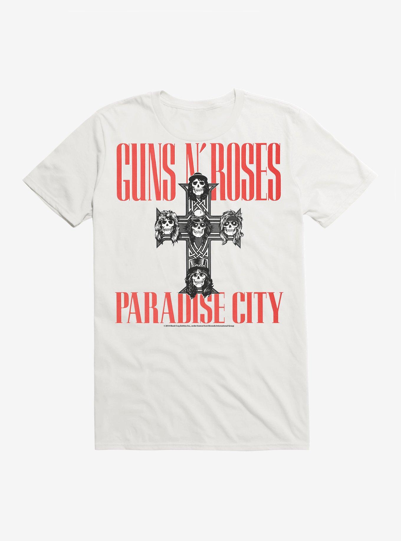 Guns N' Roses Paradise City T-Shirt, WHITE, hi-res