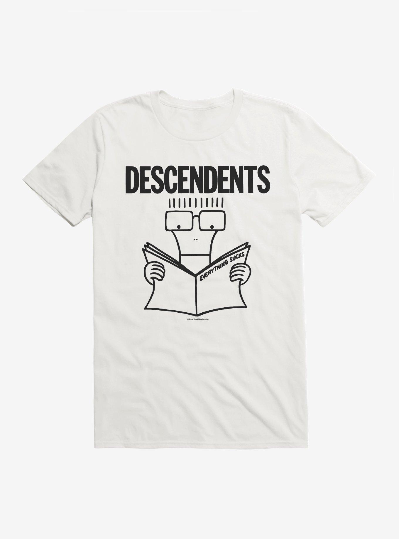 Descendents Everything Sucks Milo T-Shirt, WHITE, hi-res