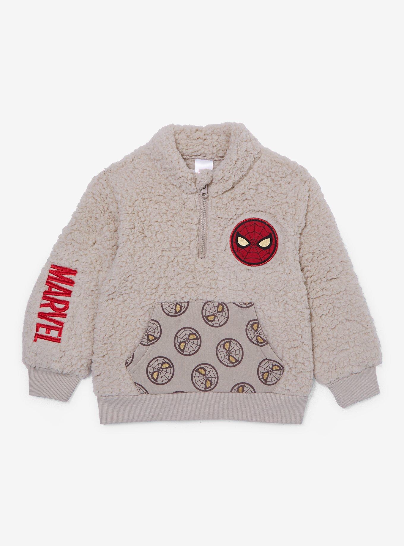 Marvel Spider-Man Toddler Sherpa Sweater — BoxLunch Exclusive, , hi-res