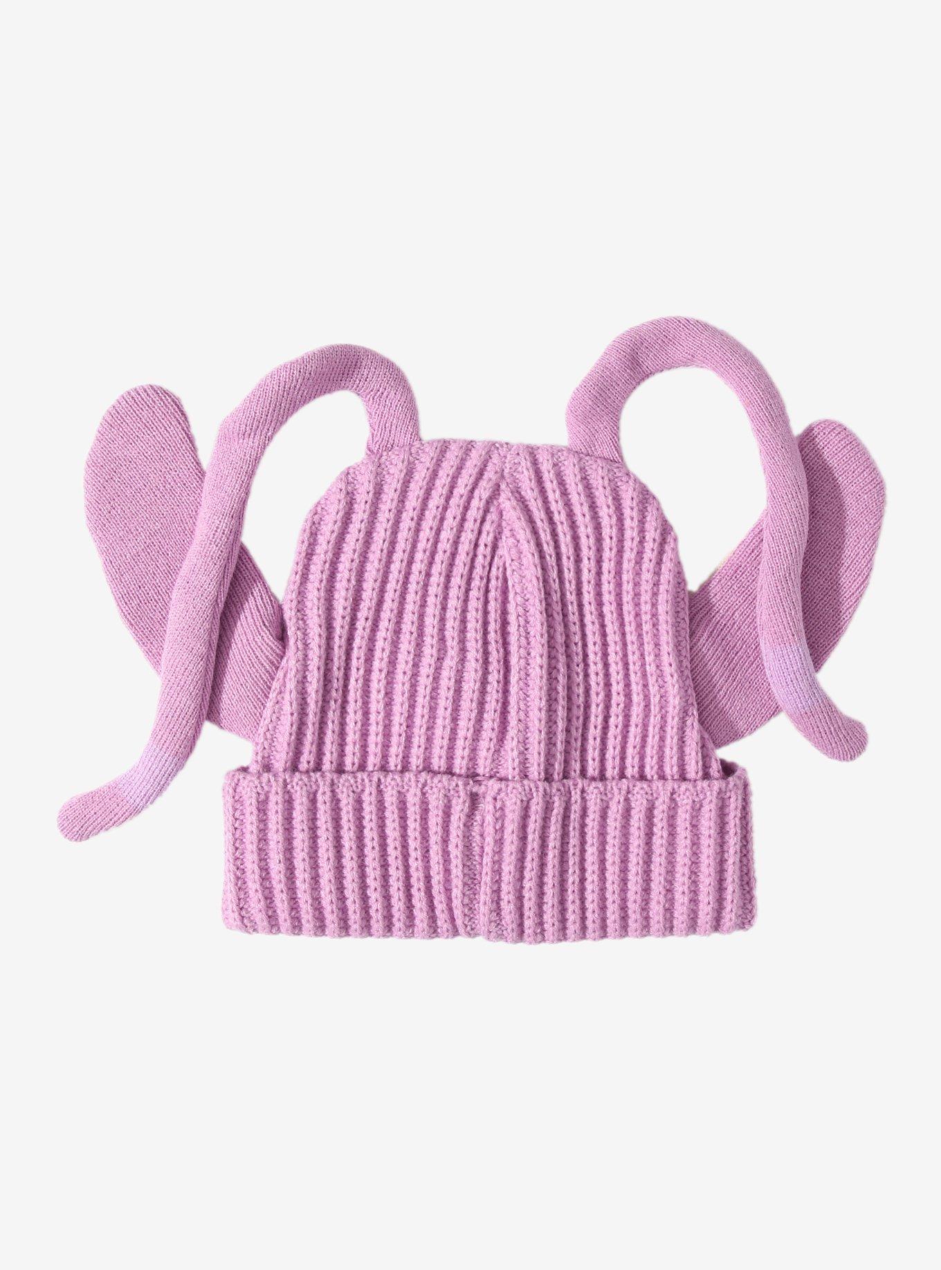 Disney Lilo & Stitch Angel Ears Youth Knit Beanie - BoxLunch Exclusive, , hi-res